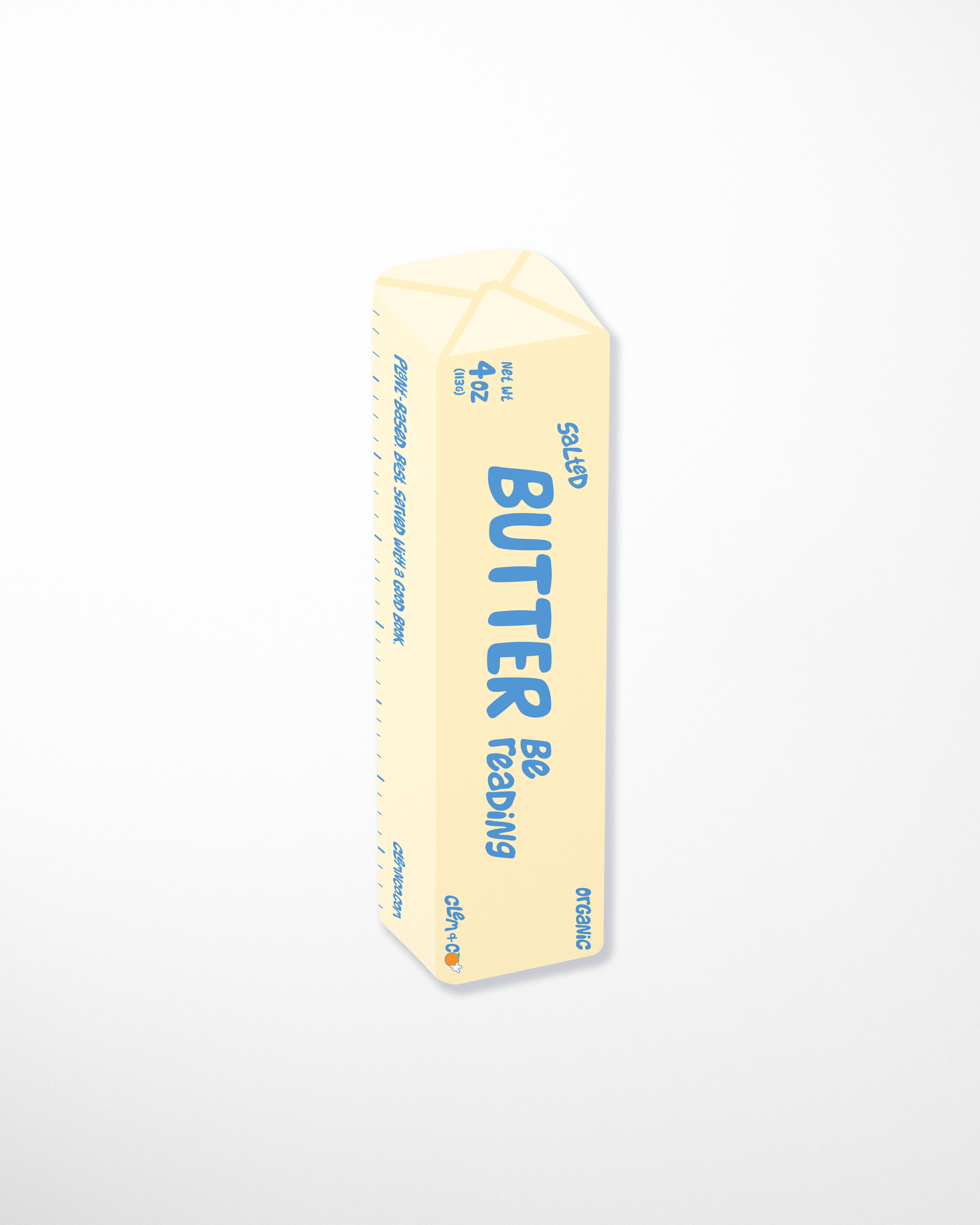 Butter (be reading) Bookmark, Die-Cut