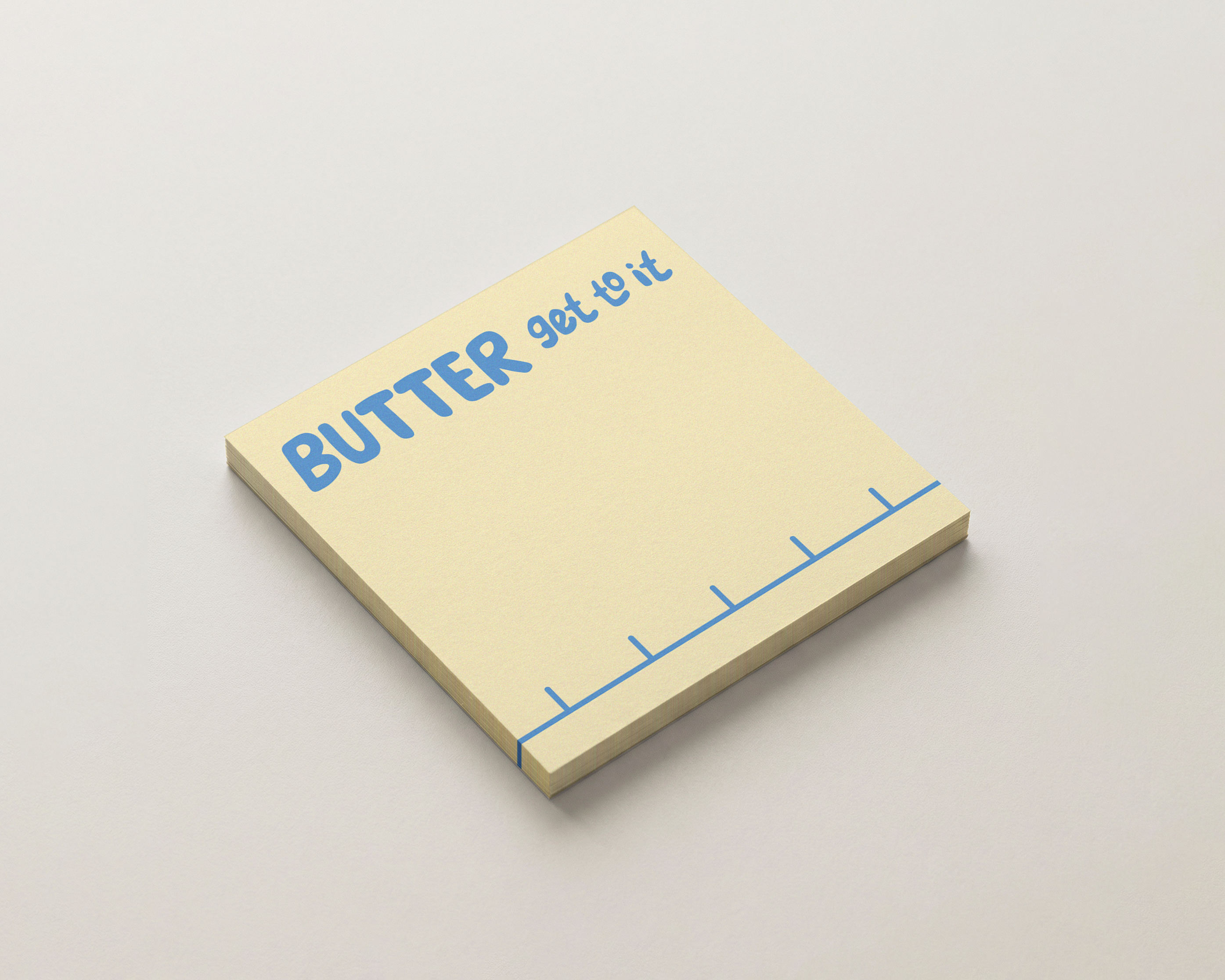Butter Get to It Sticky Note