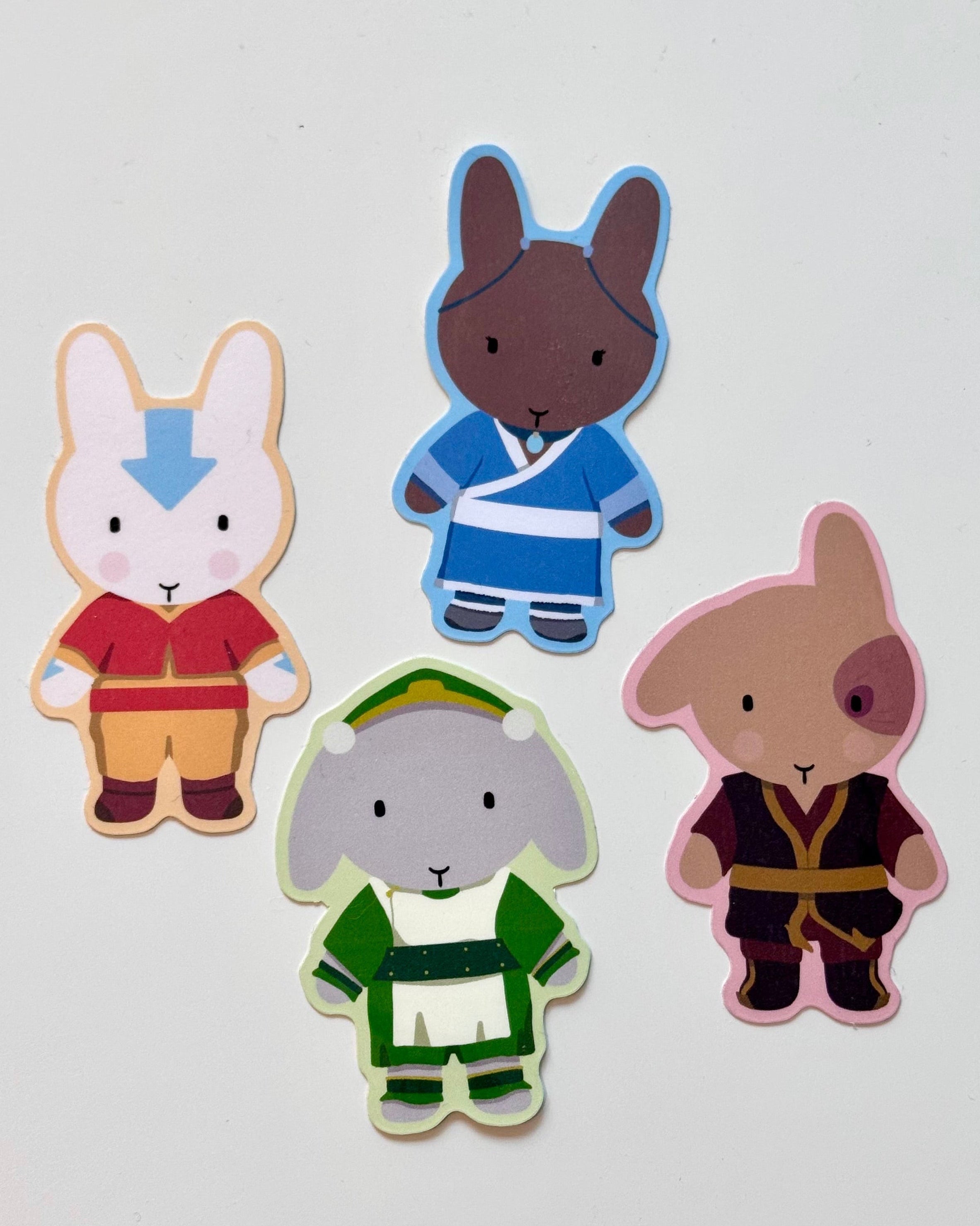 The Last AirBUNder Stickers: Clem & Friends
