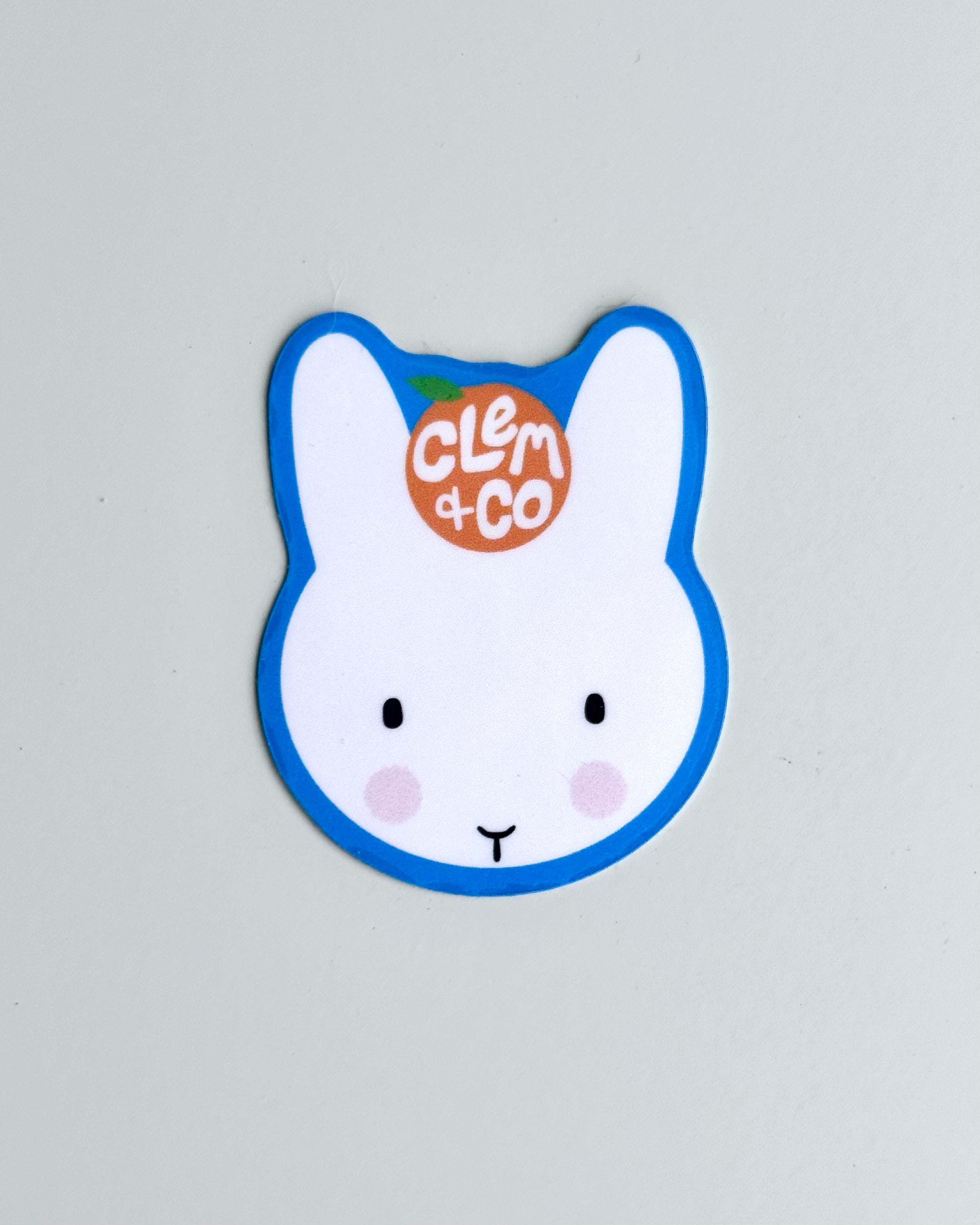 Clem & Co Clem with Clementine on Her Head Sticker