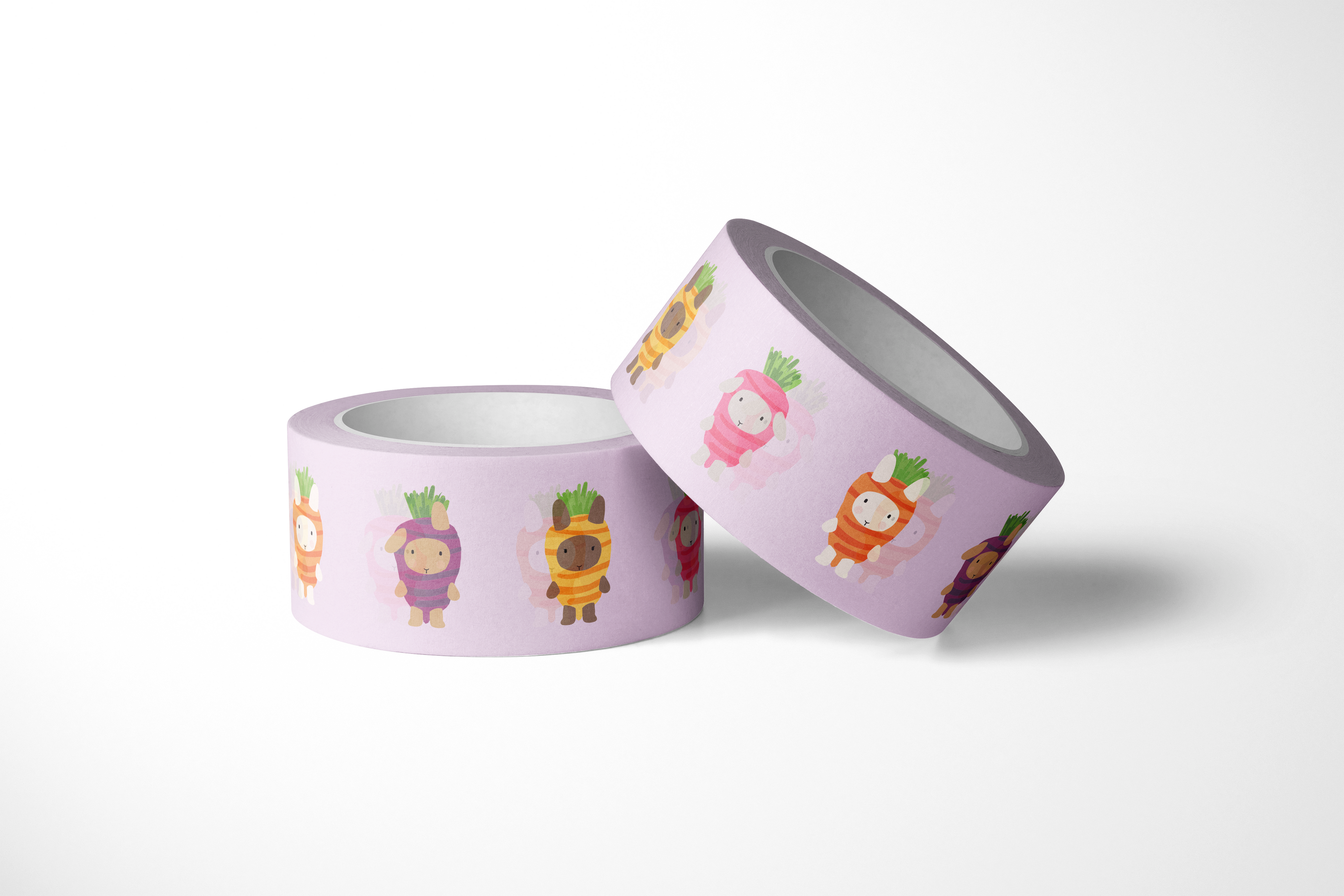 Washi / Paper Tape - Carrot Clem & Friends