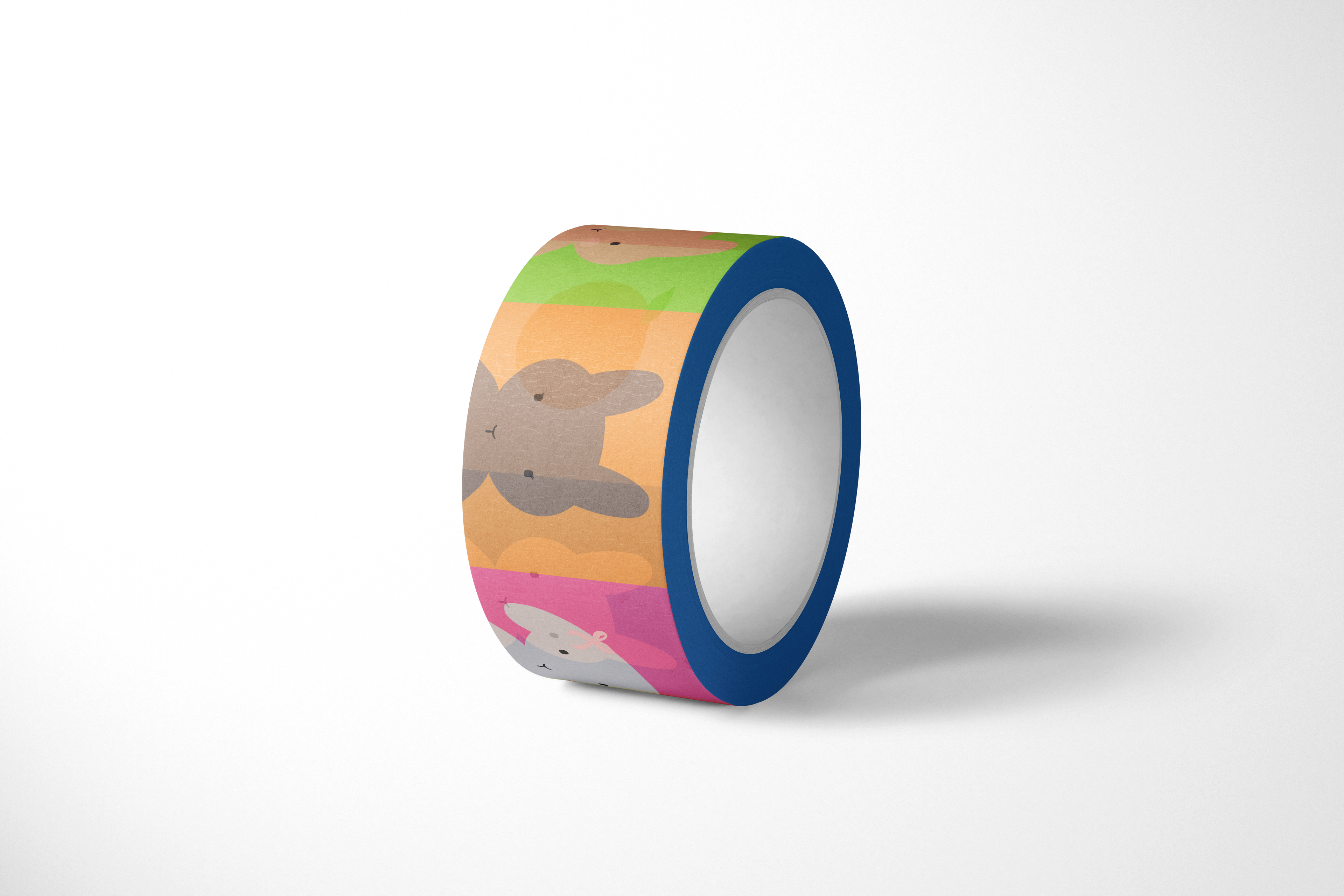 Clem & Friends Washi Tape (Checkered Bunnies)