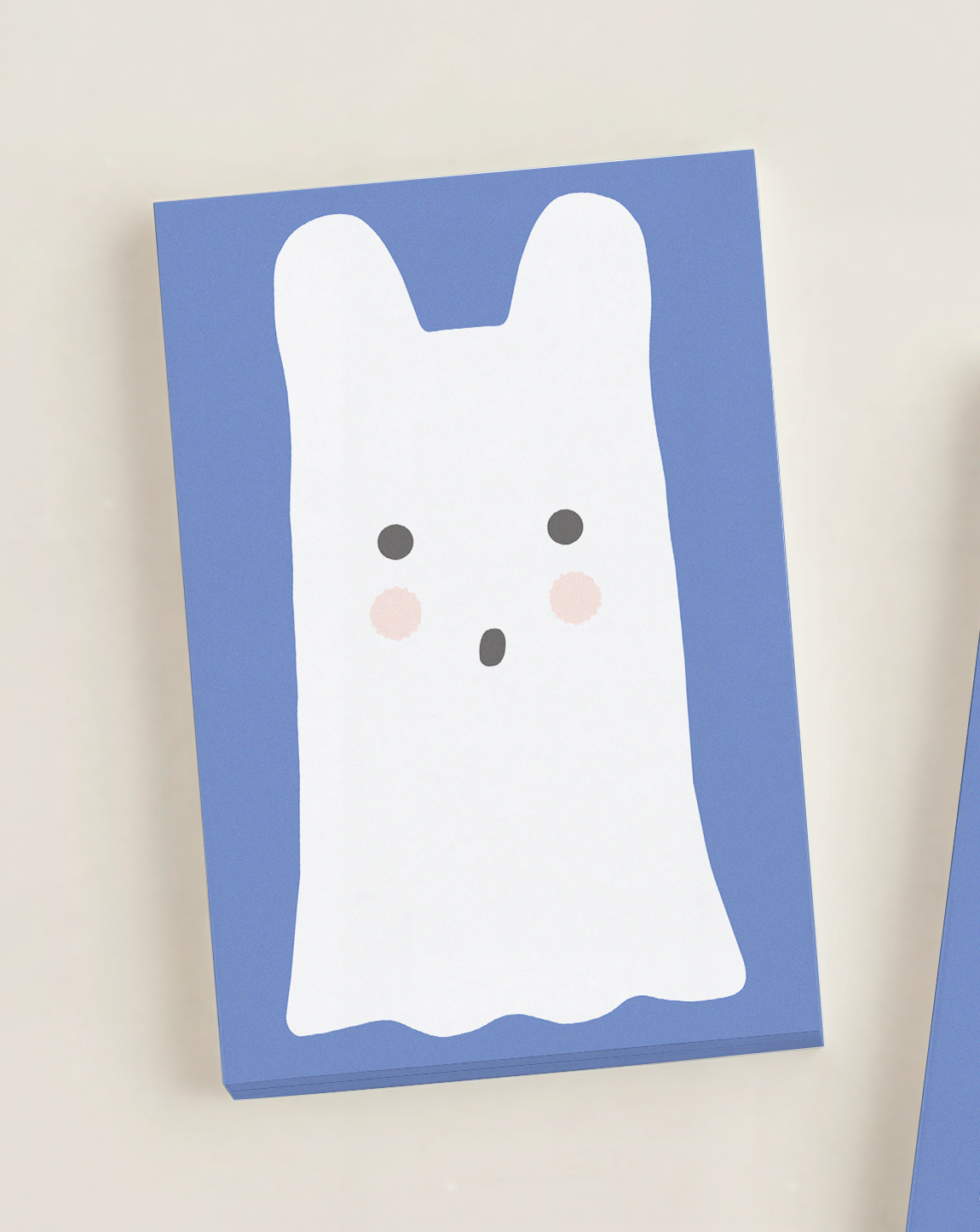 Clem the Ghost Sticky Notepad - Hoppy Haunting!