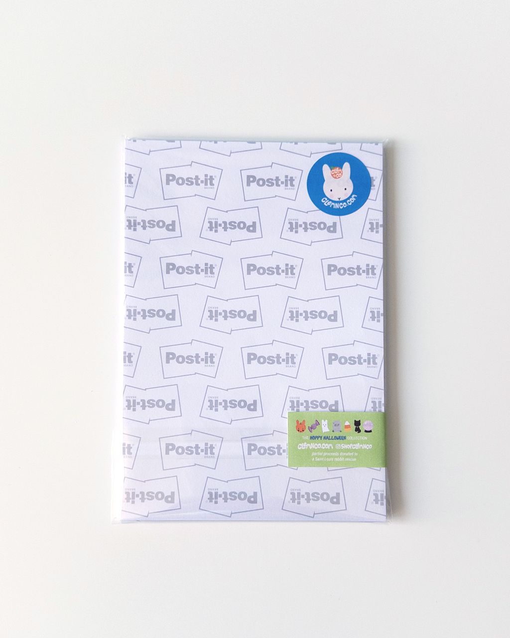 Clem the Ghost Sticky Notepad - Hoppy Haunting!