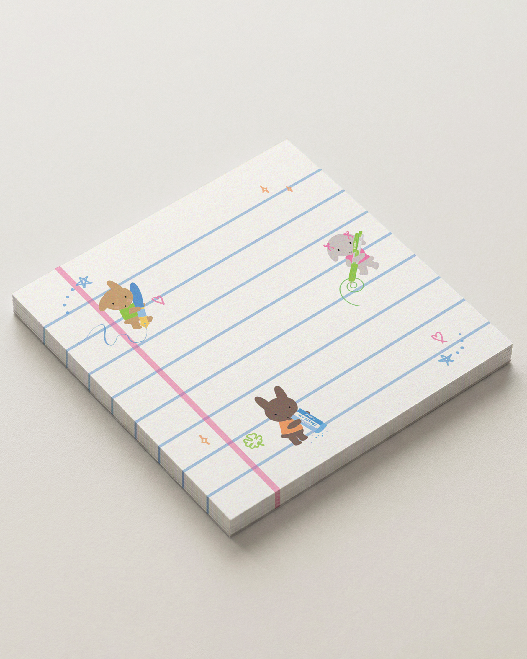 Crafty Clem & Friends Doodle Sticky Note