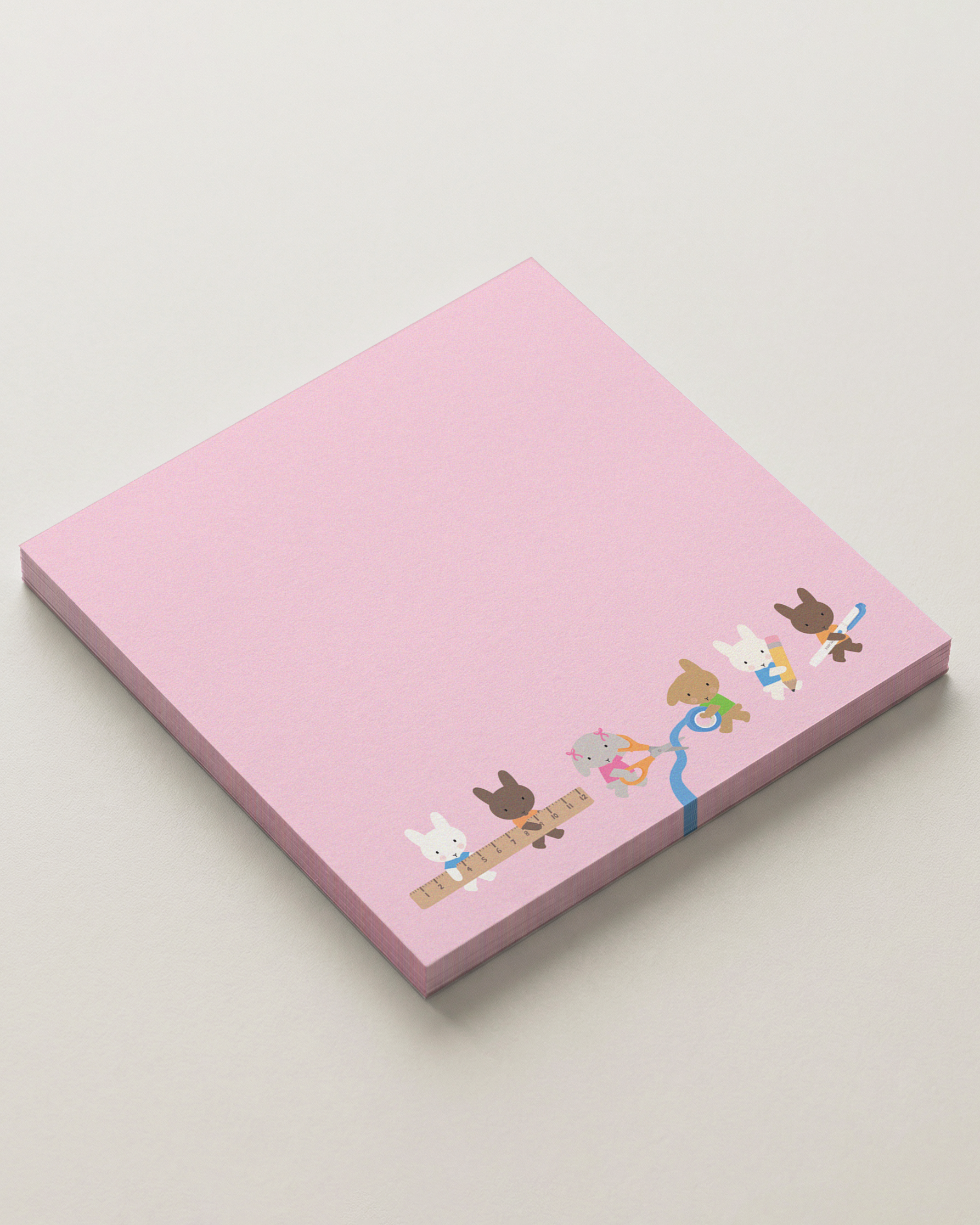 Crafty Clem & Friends Stationery Parade Sticky Note