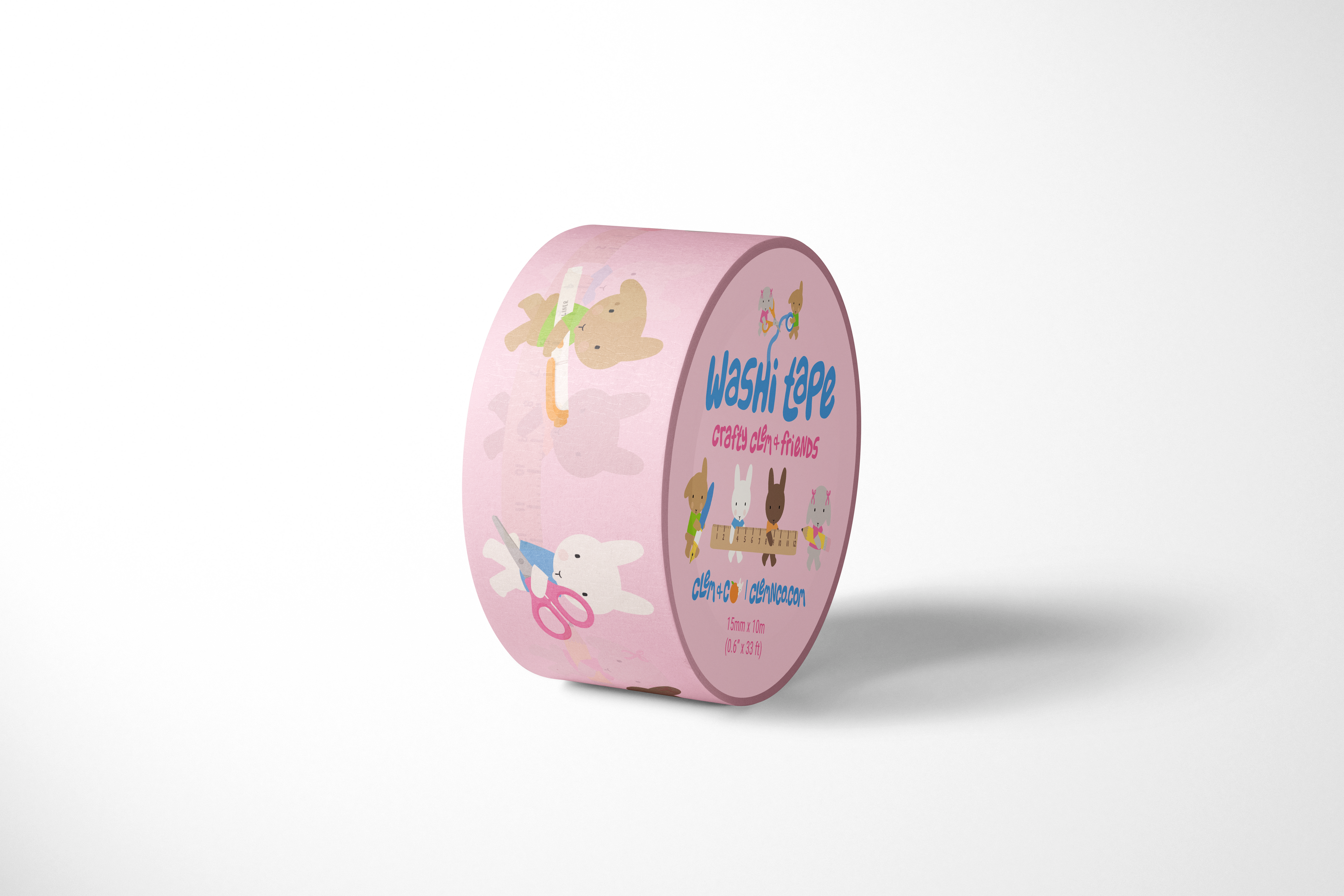 Crafty Clem & Friends Washi Tape
