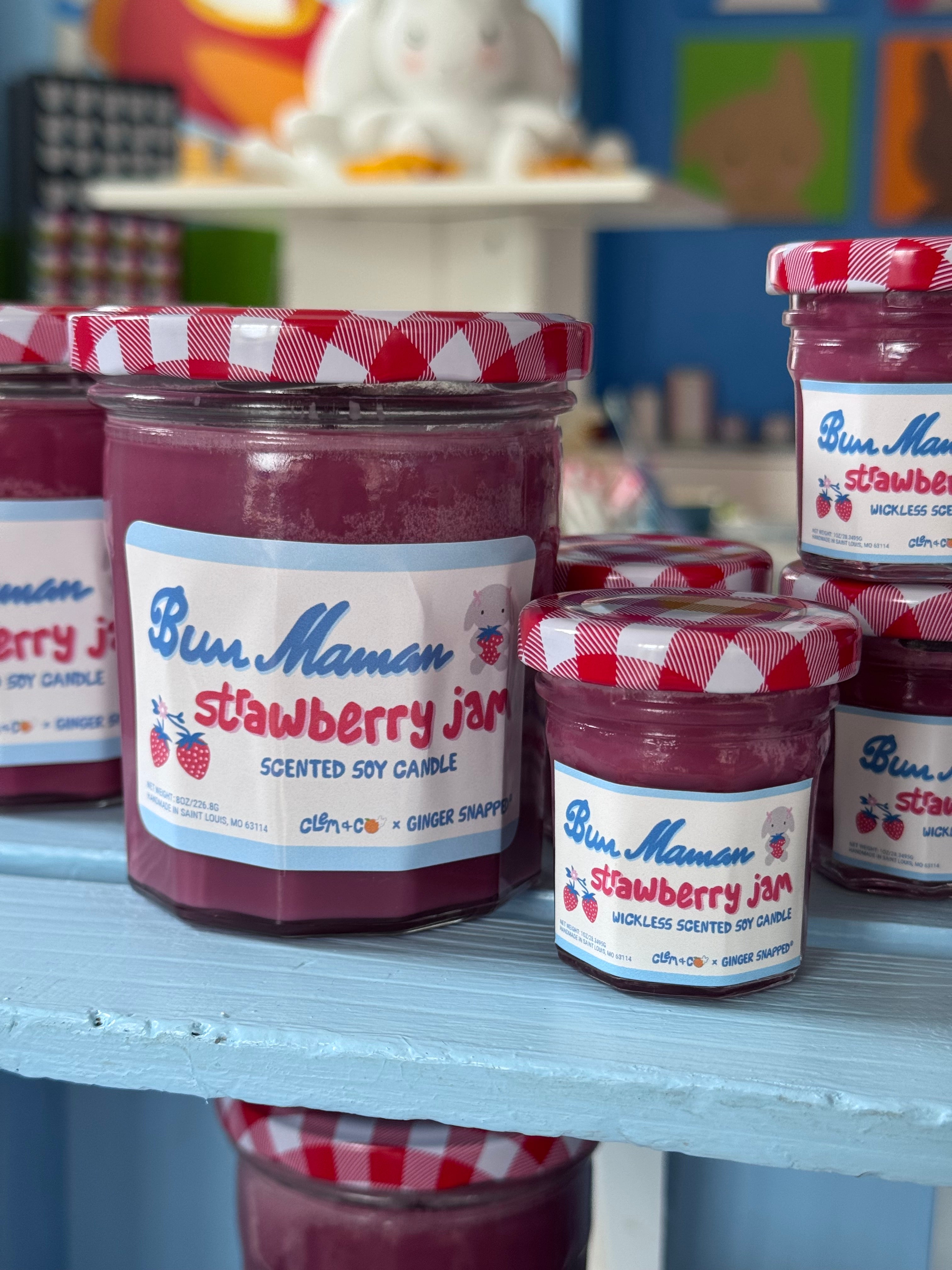Bun Maman Jam Candle – Clem & Co x Ginger Snapped