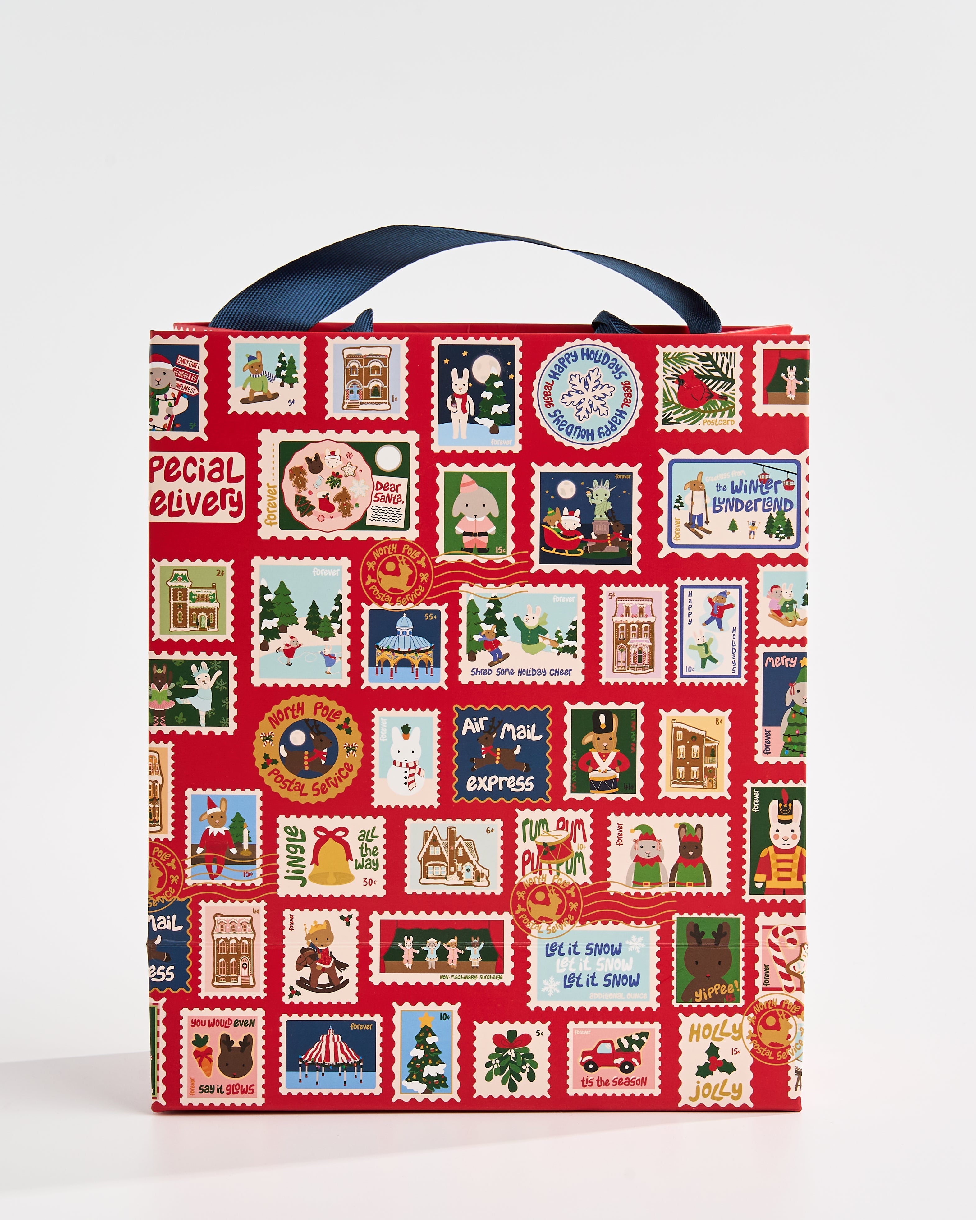 Medium Santa Clem is Coming to Town Gift Bag