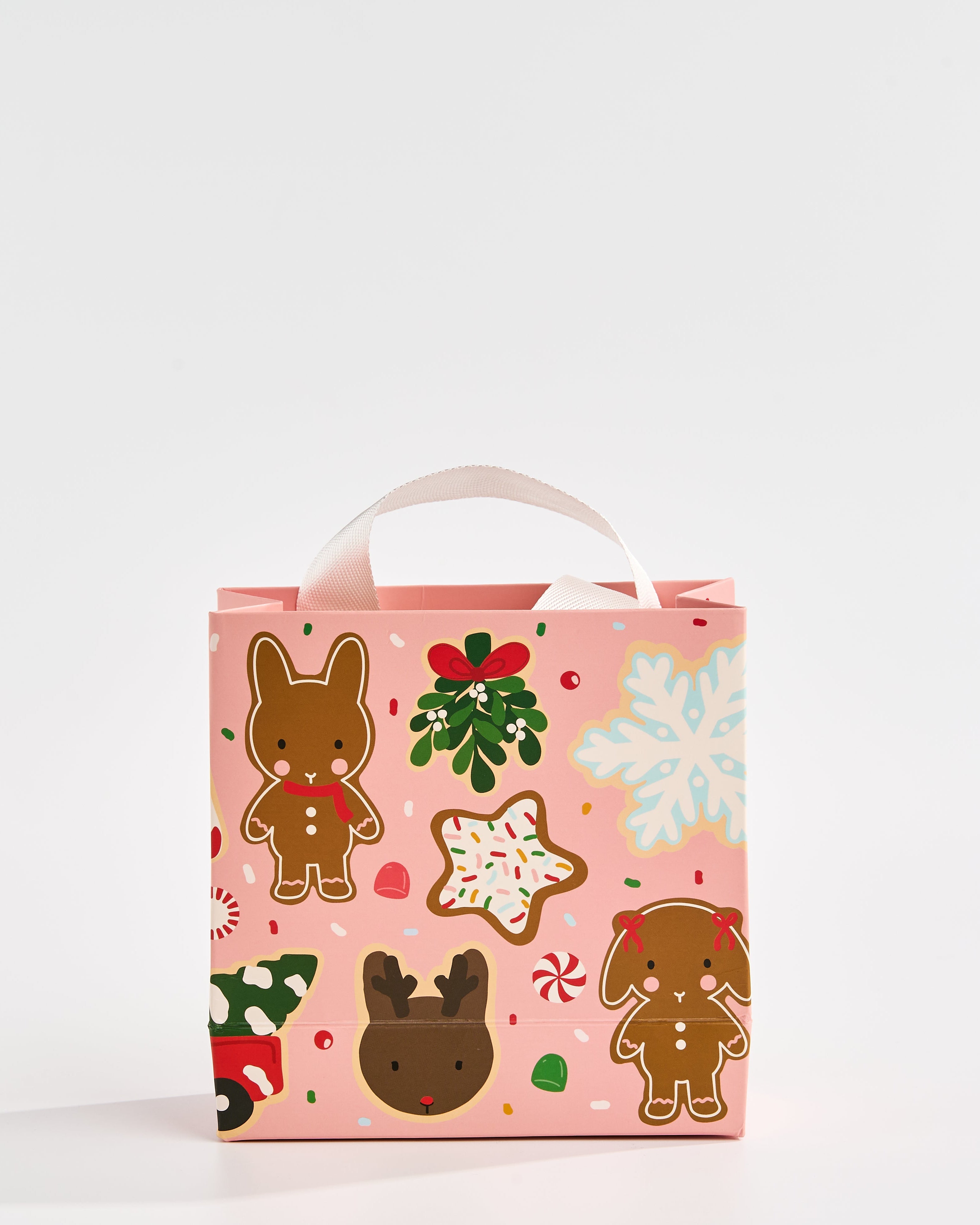 Small Sugar Plums & Gingerbread Buns Gift Bag - Christmas Cookies
