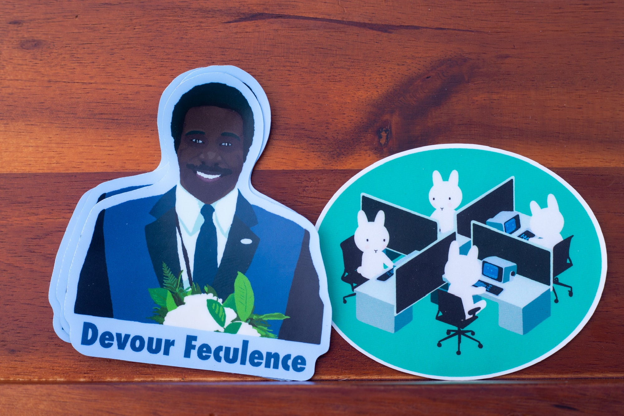 Severance "Devour Feculence" Milchick Sticker