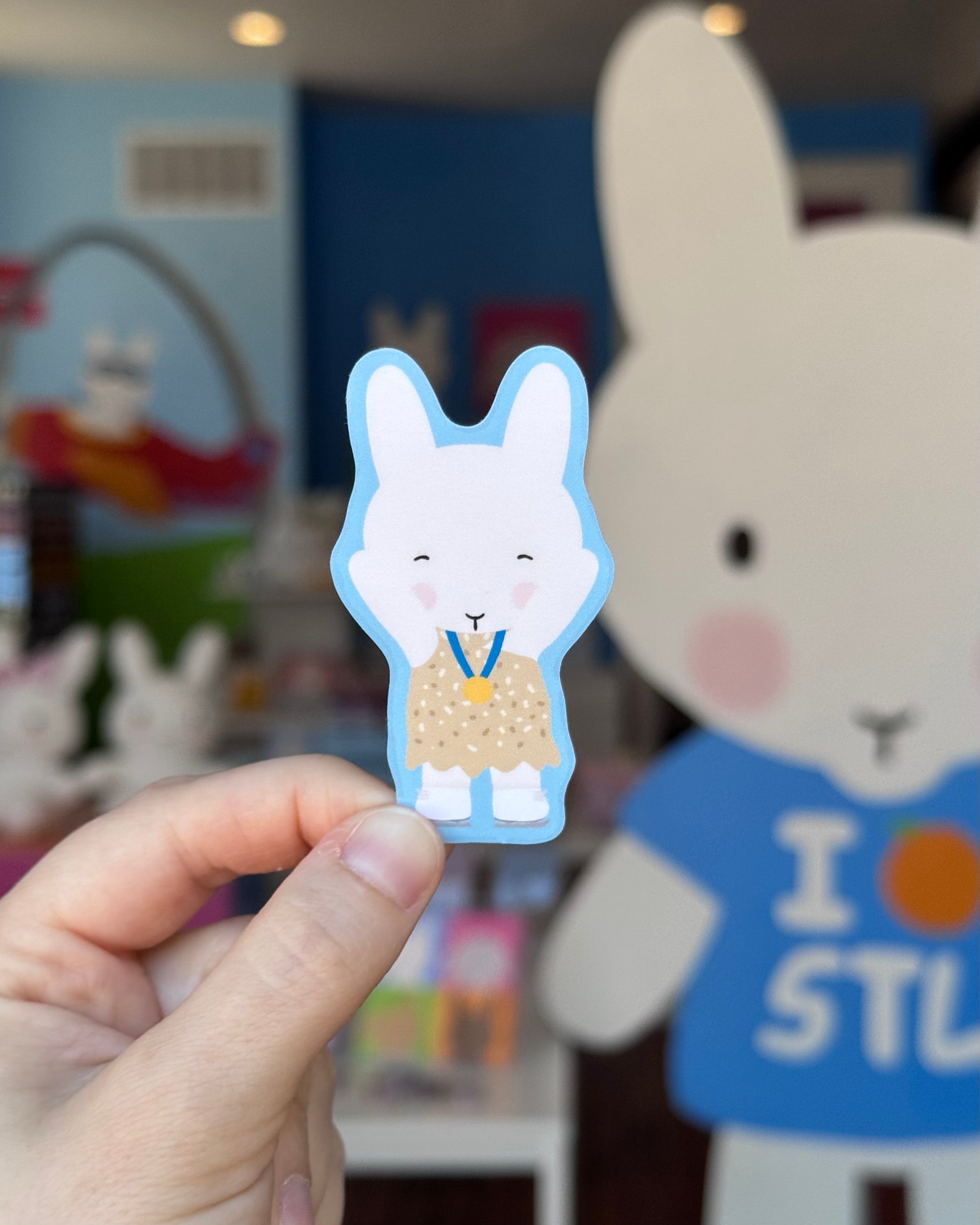Clem the Figure Skater (Alysa Liu) Sticker