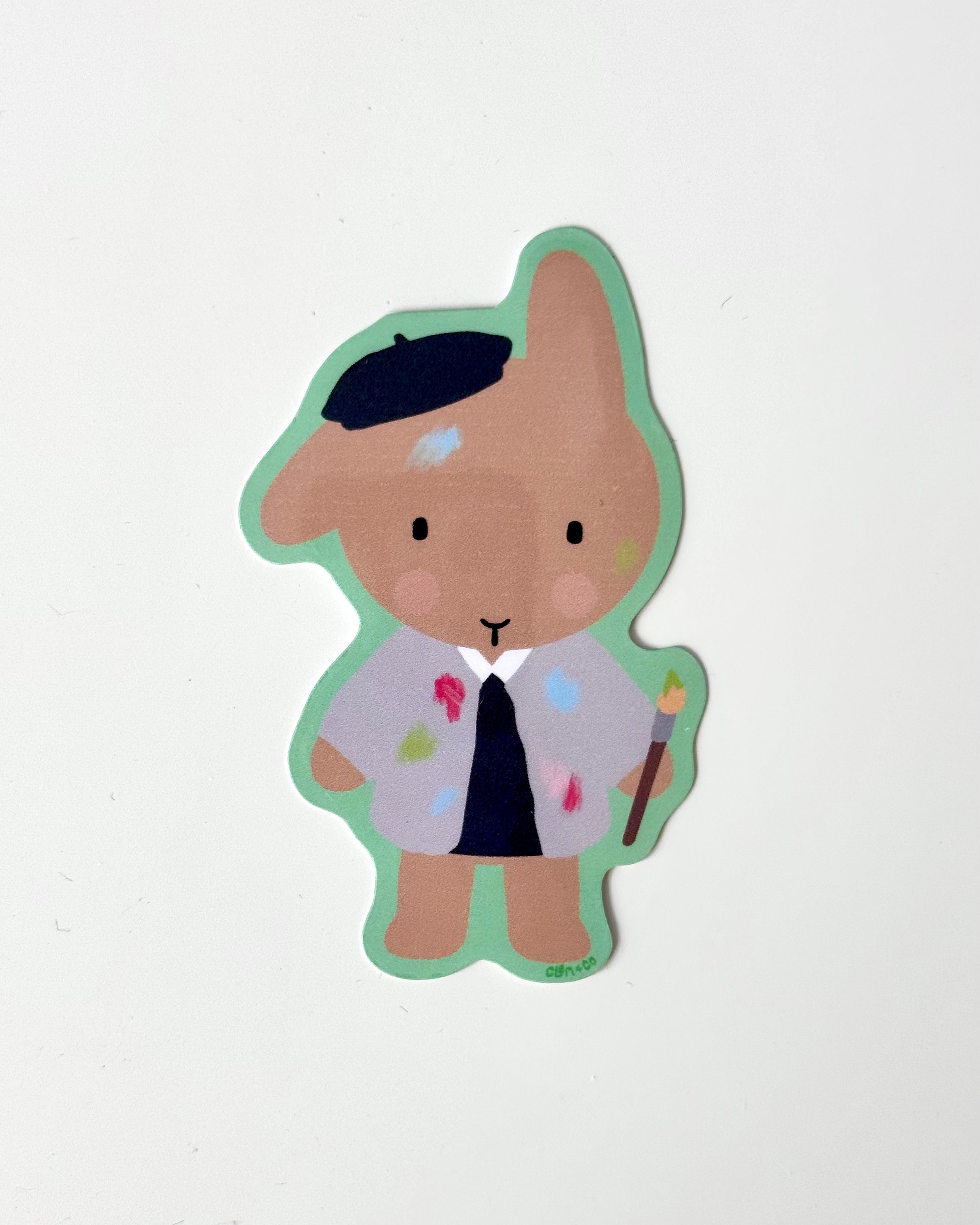Painter Claude Bunet Sticker