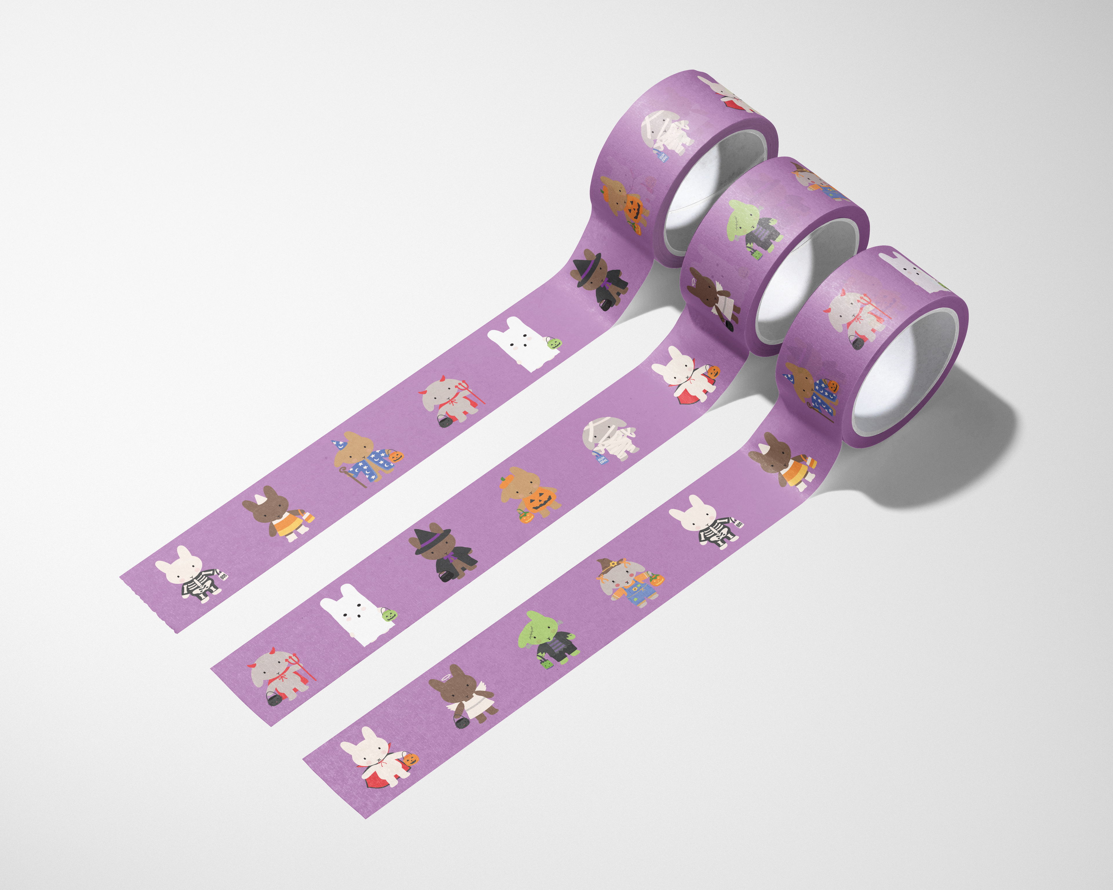 Halloween Parade Washi Tape - Bunnies