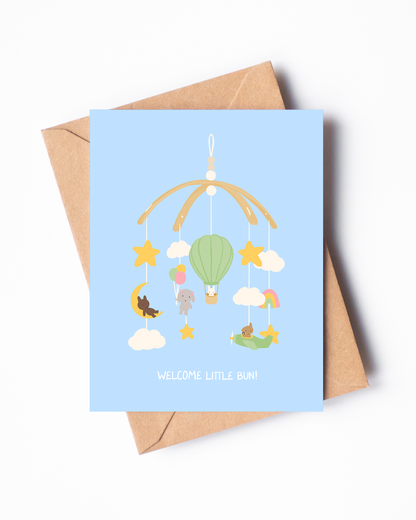 Welcome Little Bun Baby Card