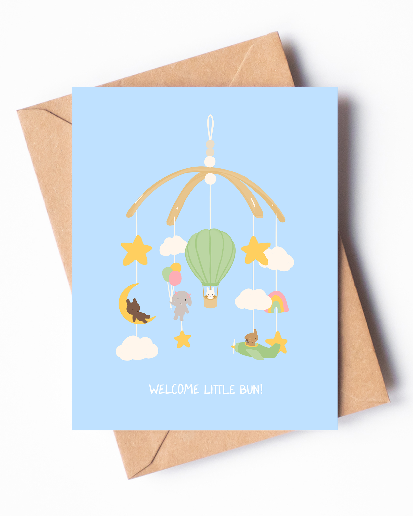Welcome Little Bun Baby Card