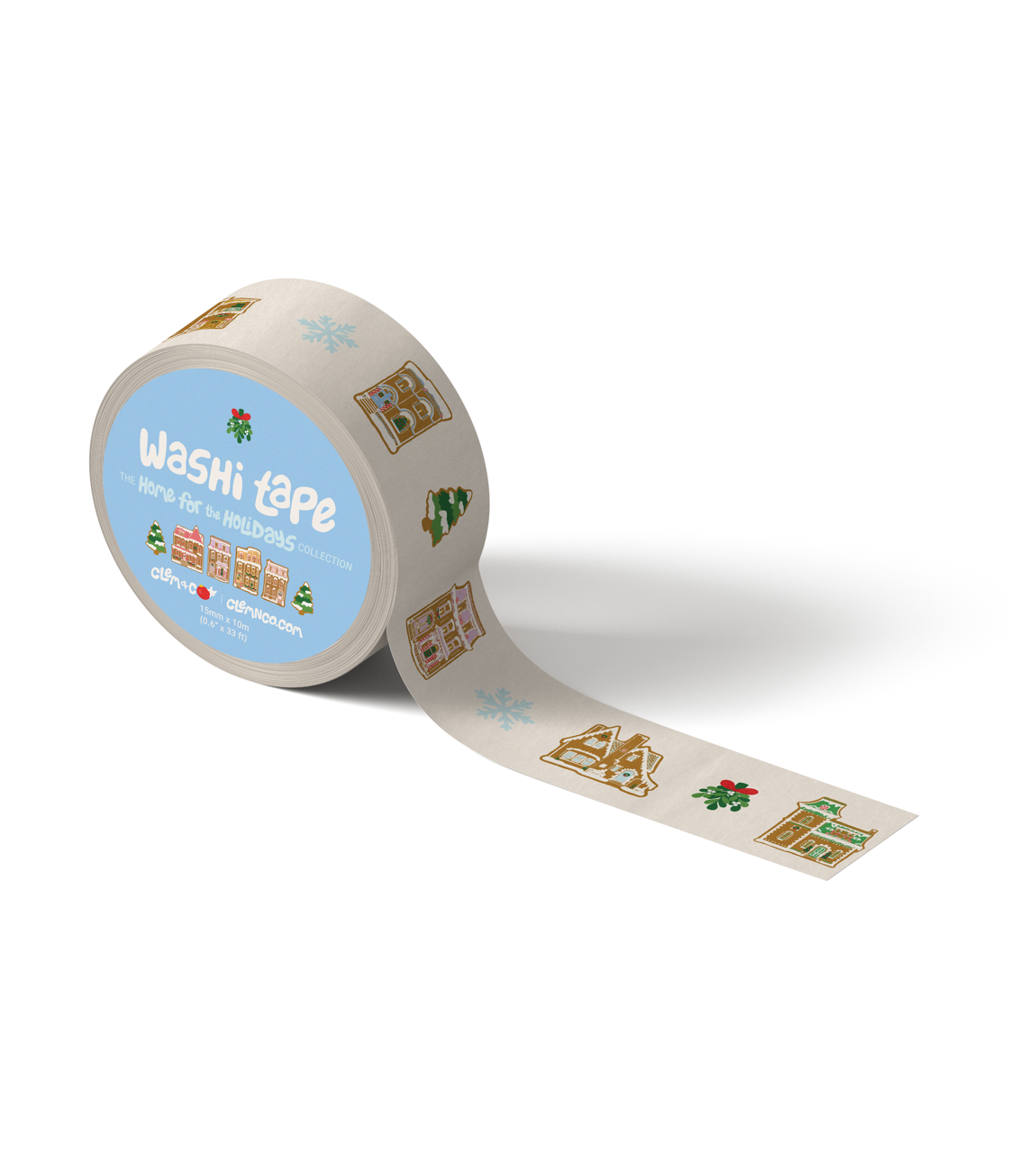 Holiday Washi/Paper Tape - Home for the Holidays