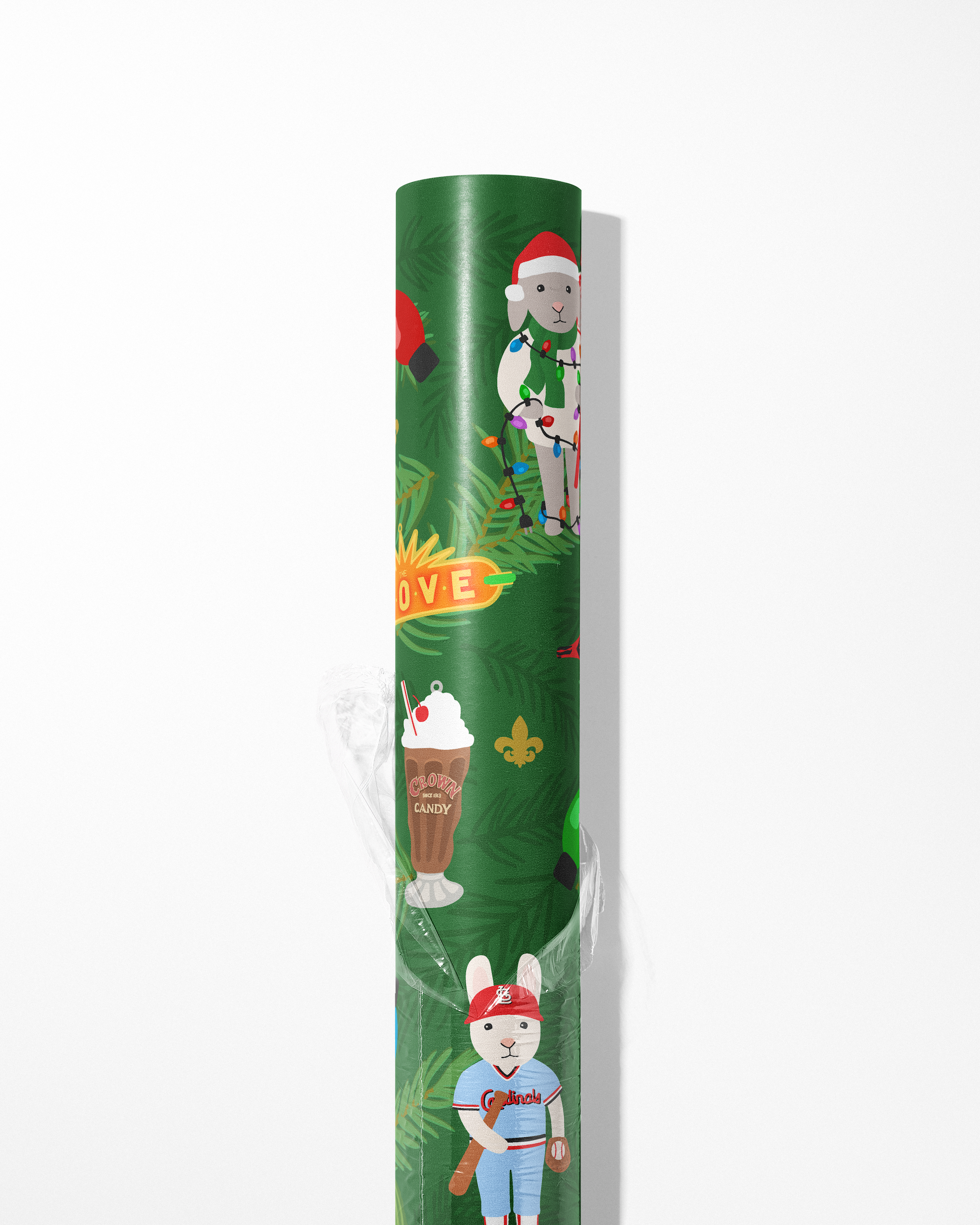 Holiday Gift Wrap: "Hoppin' Around the Christmas Tree," A Saint Louis Christmas Collection