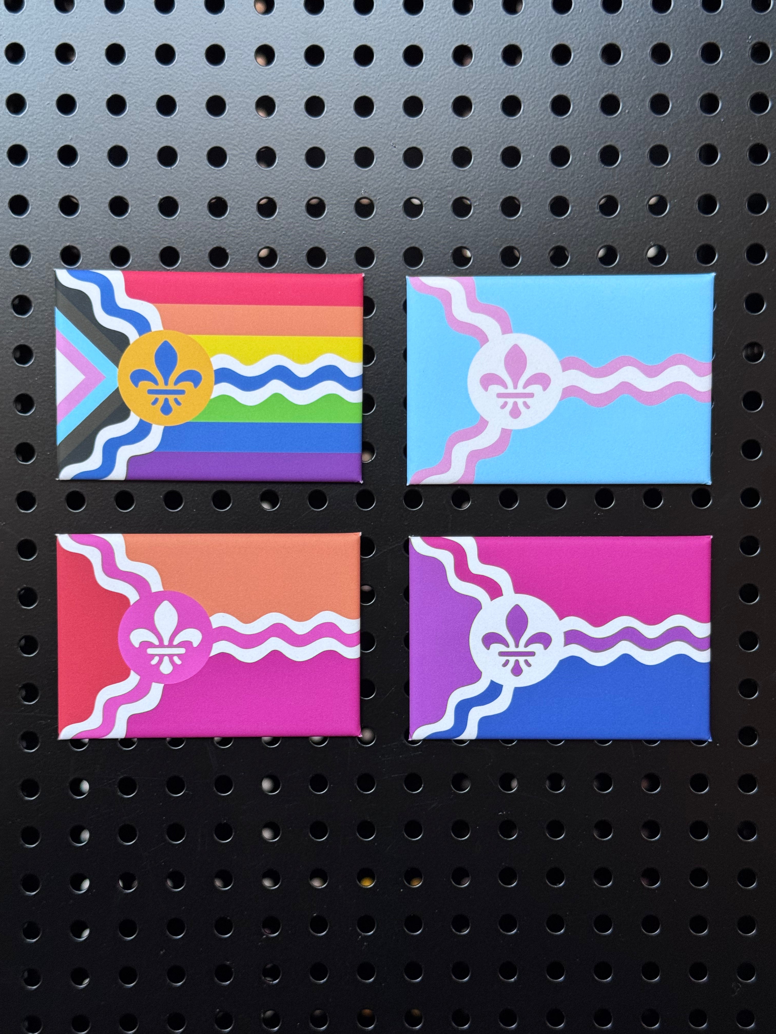 Saint Louis Pride Flag Magnets