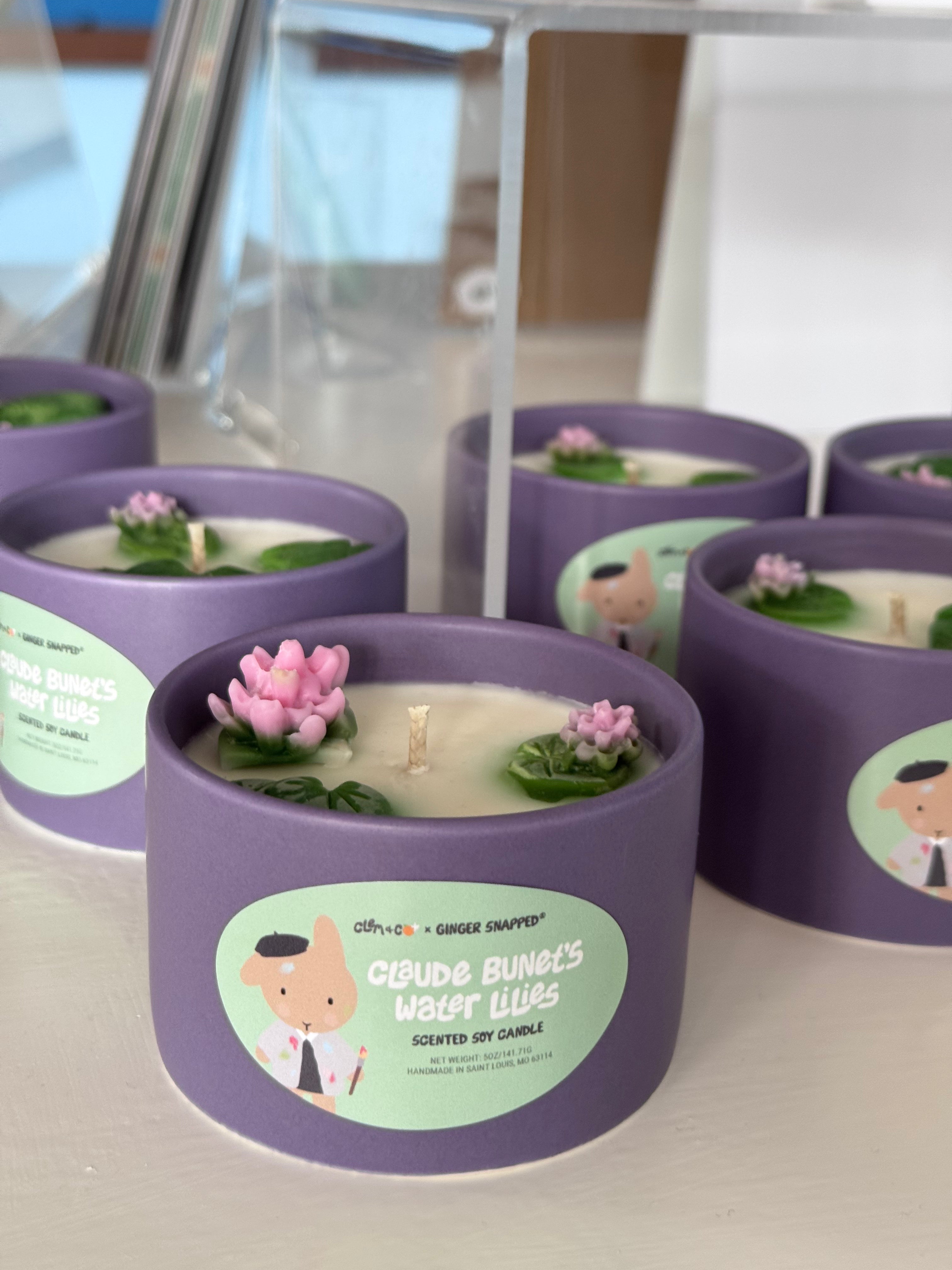 Claude Bunet's Water Lily Candle – Clem & Co x Ginger Snapped