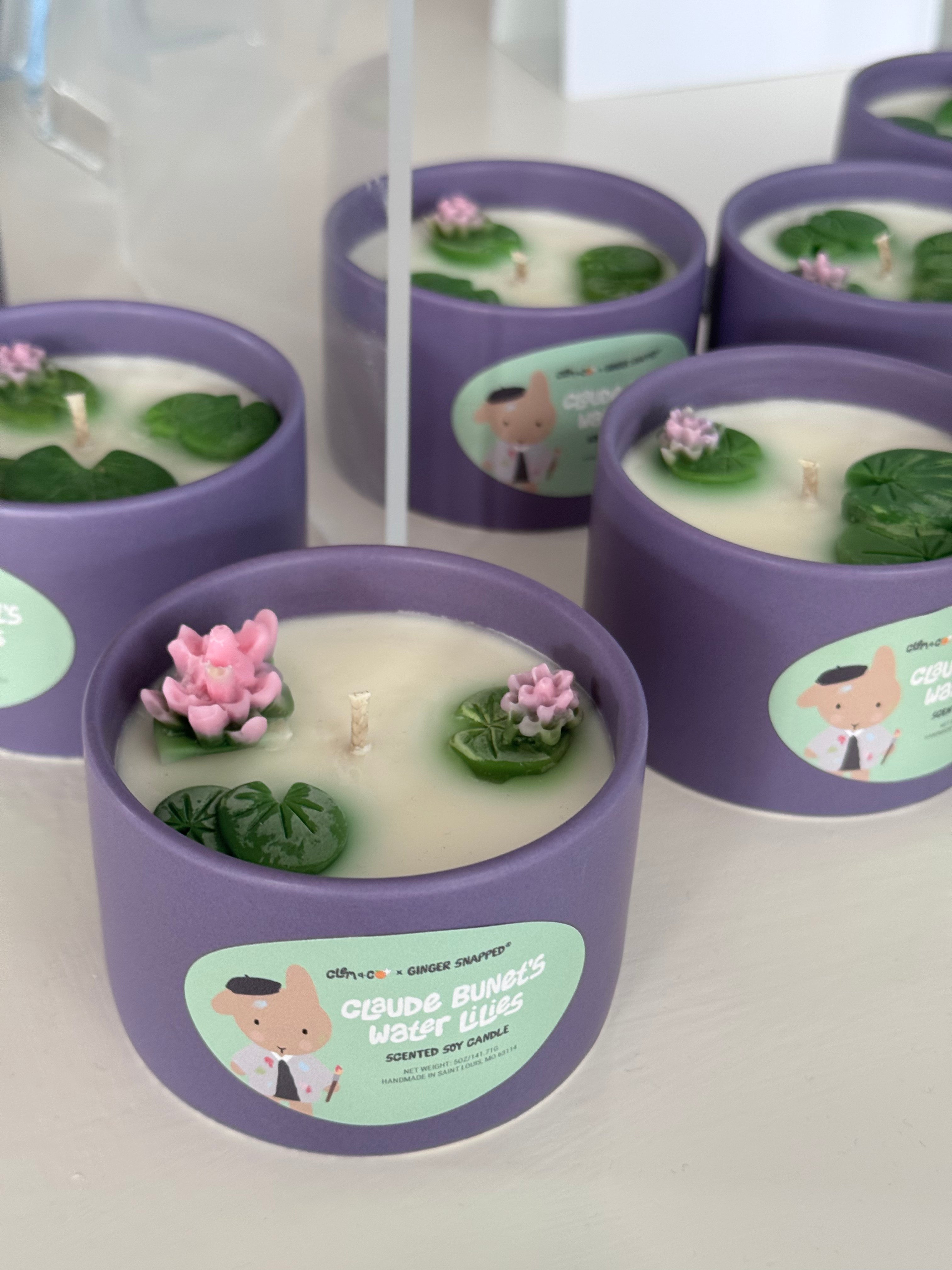 Claude Bunet's Water Lily Candle – Clem & Co x Ginger Snapped