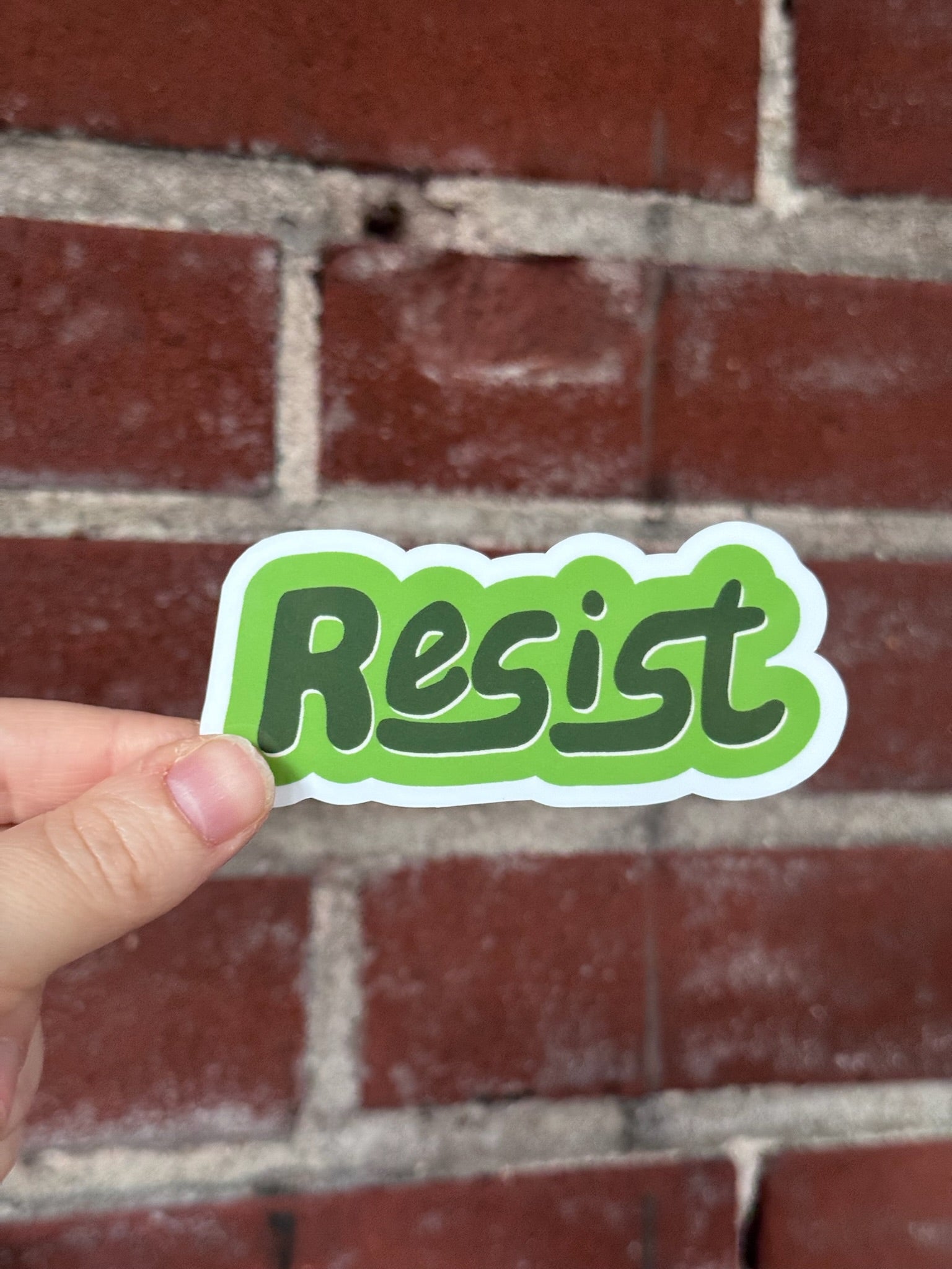 Resist Sticker