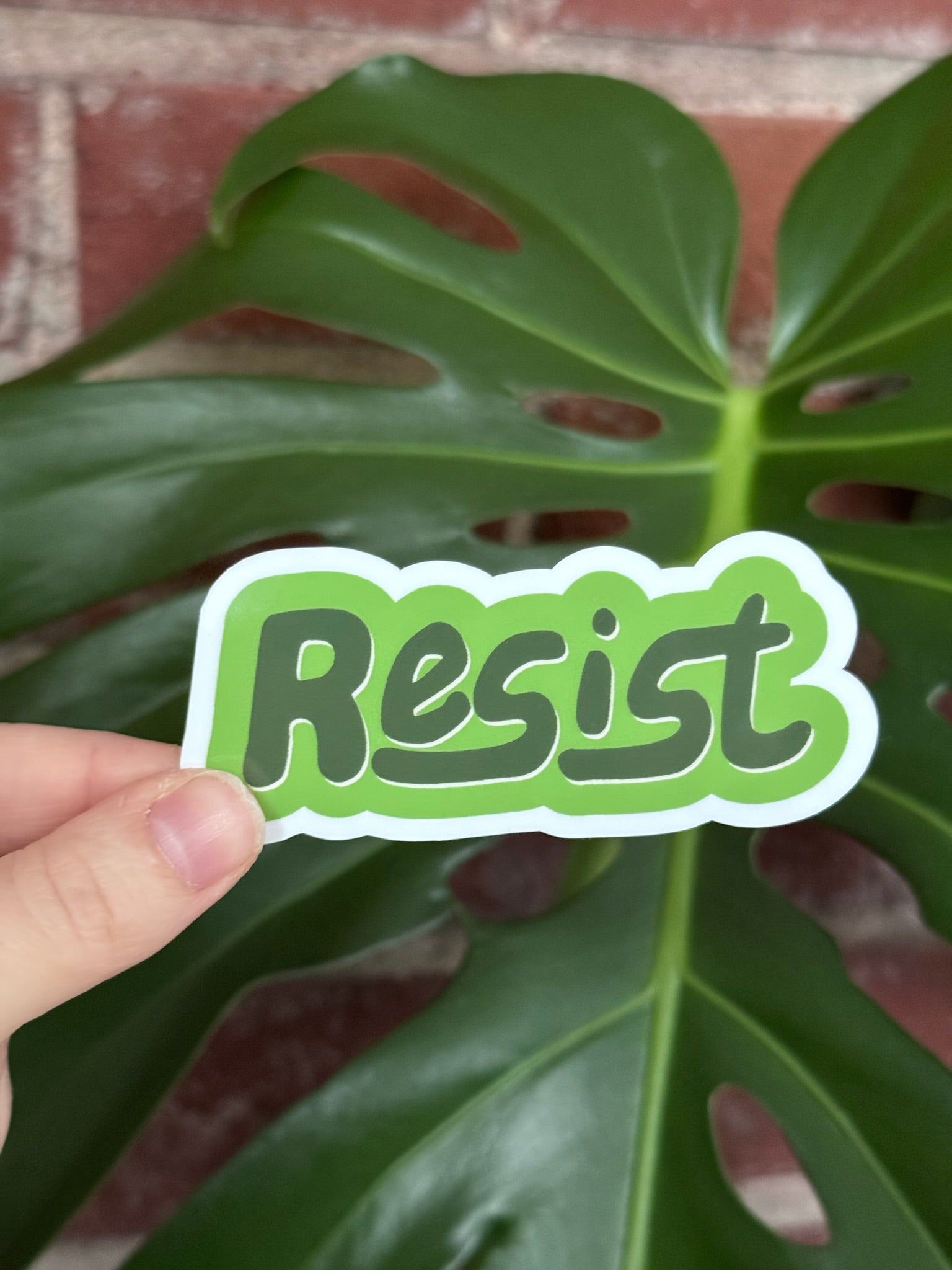 Resist Sticker