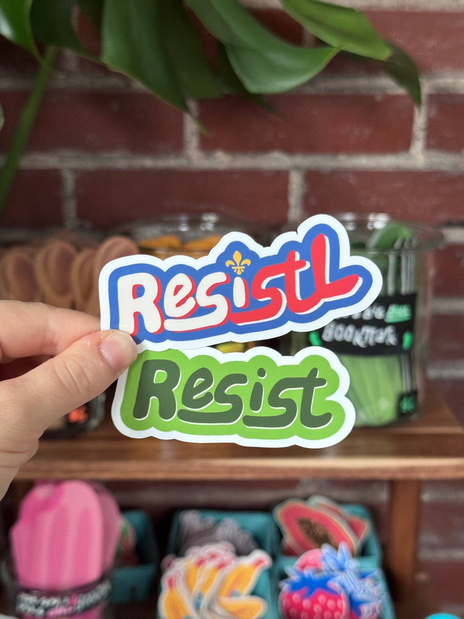 Resist Sticker