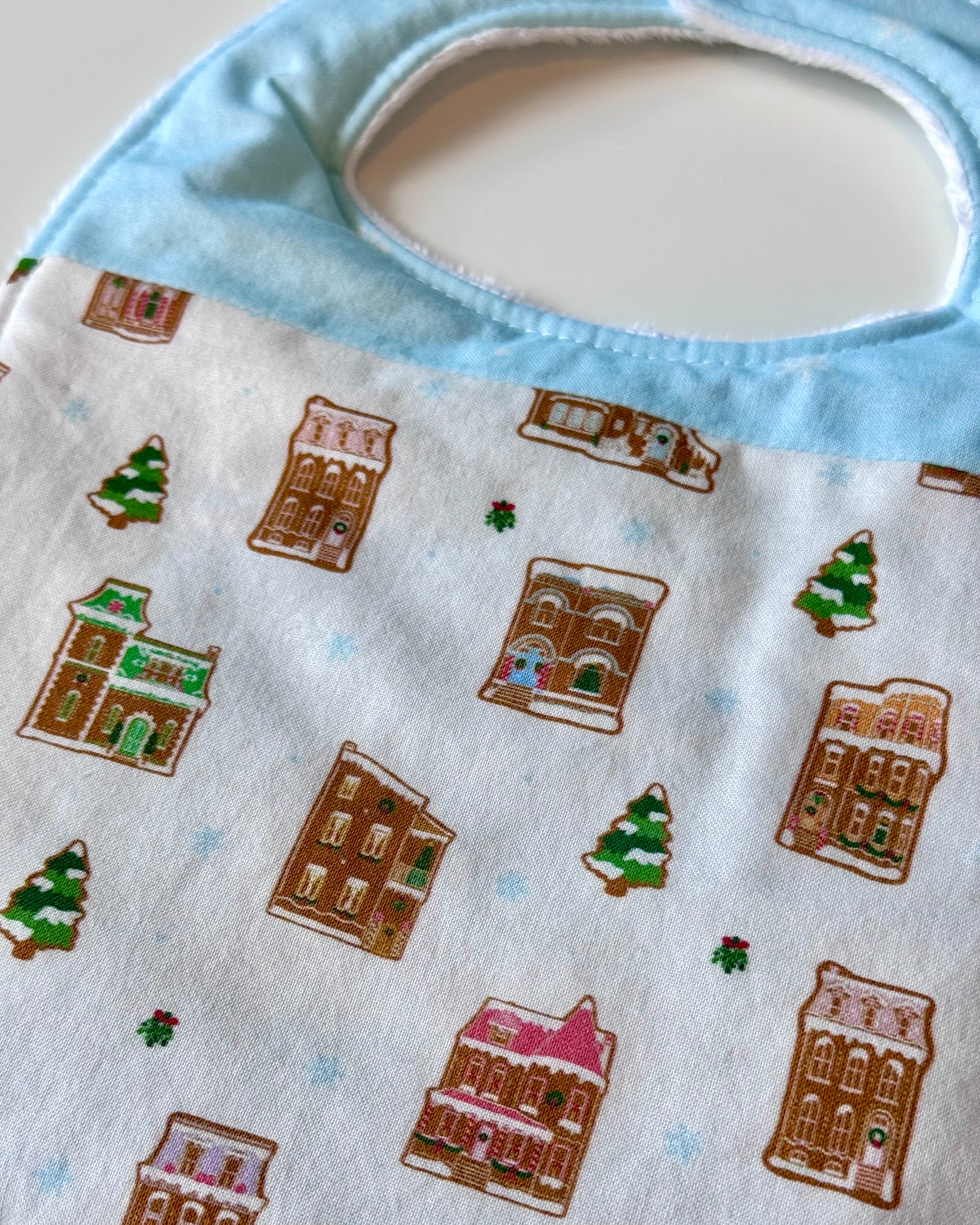 Home for the Holidays Baby Bib - Clem & Co x Sweets for Reese