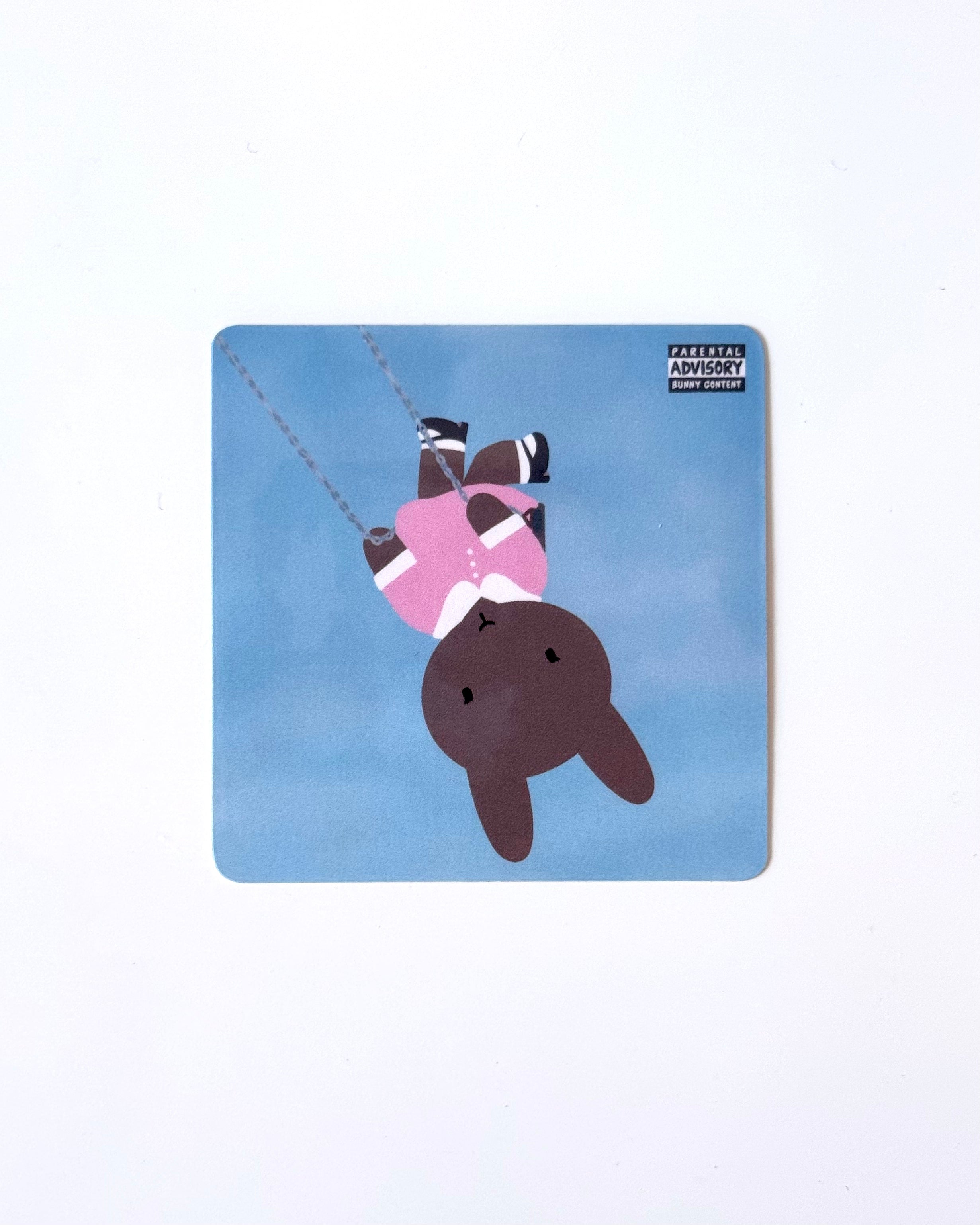 you seem pretty sad for a bunny so in love - Luna Bunrigo Sticker