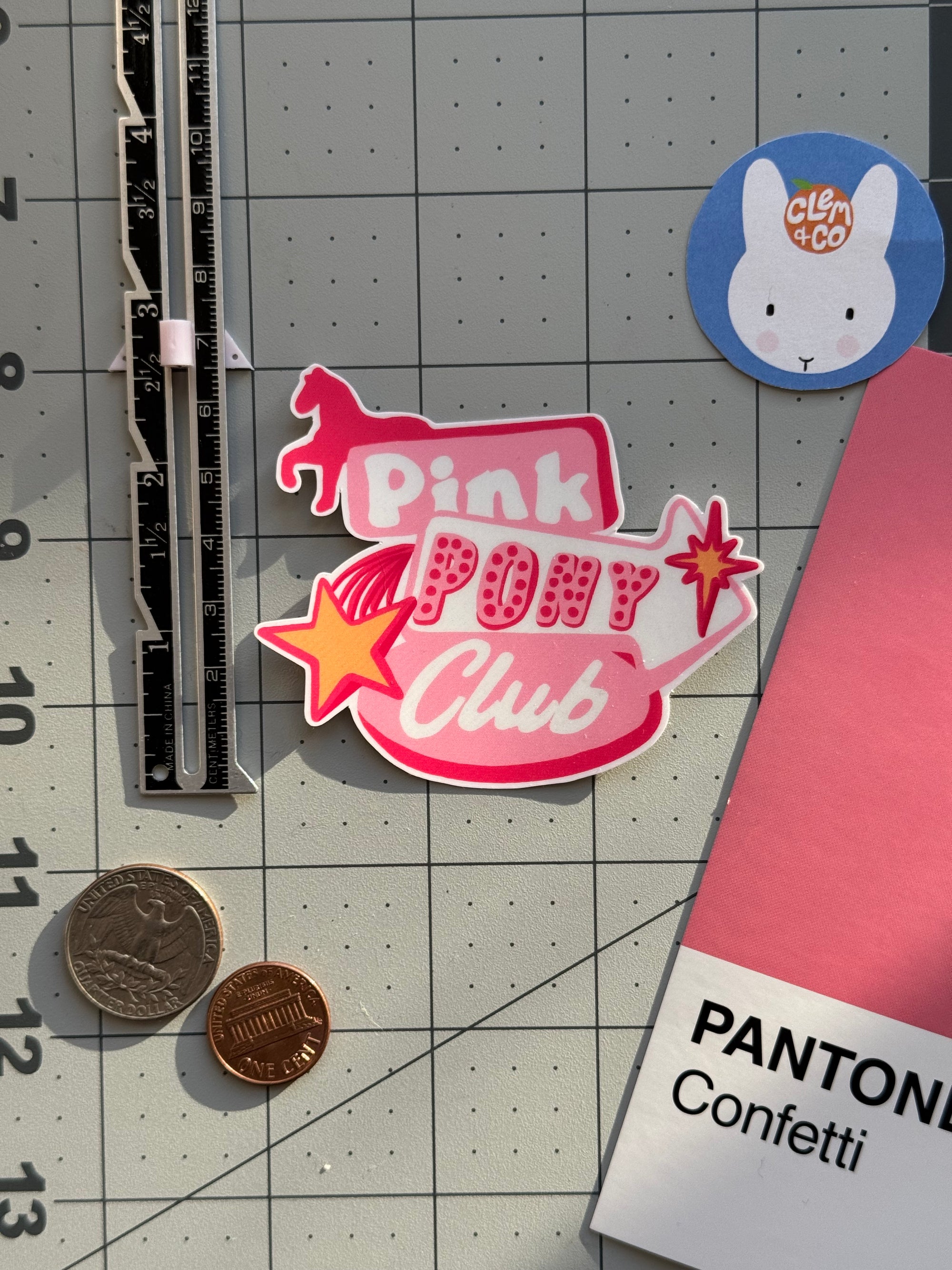Pink Pony Club Sticker