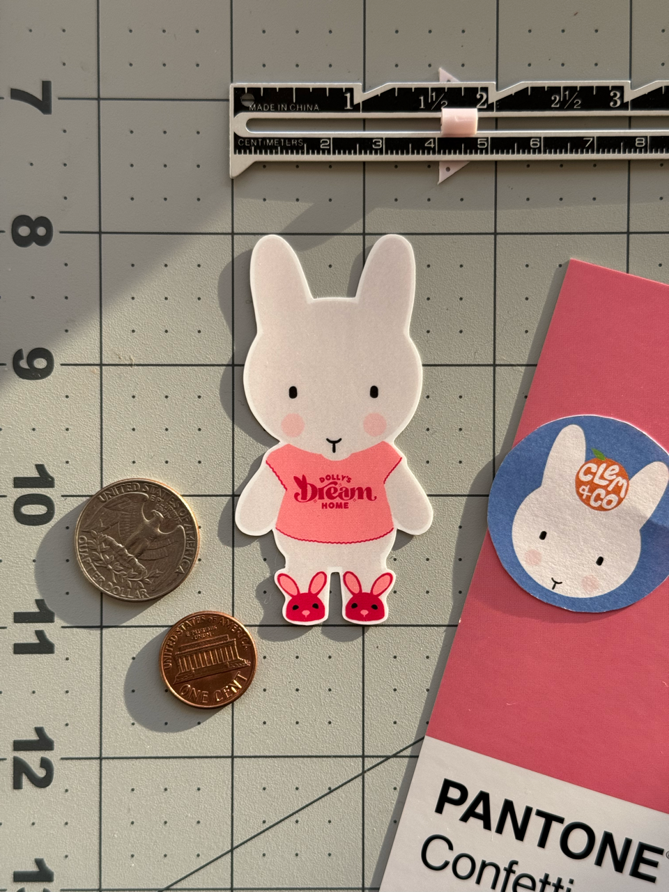 Dolly’s Dream Home Clem the Bun Sticker