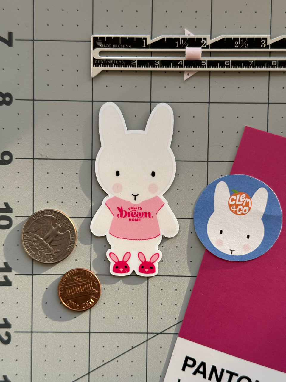 Dolly's Dream Home Rabbit Rescue Clem the Bun Magnet