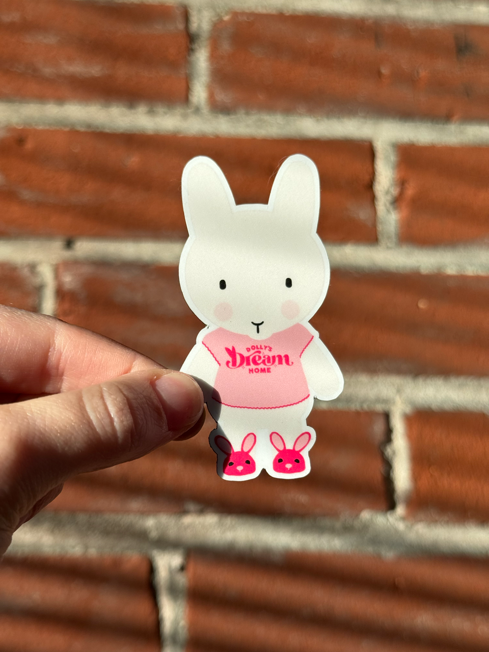 Dolly's Dream Home Rabbit Rescue Clem the Bun Magnet