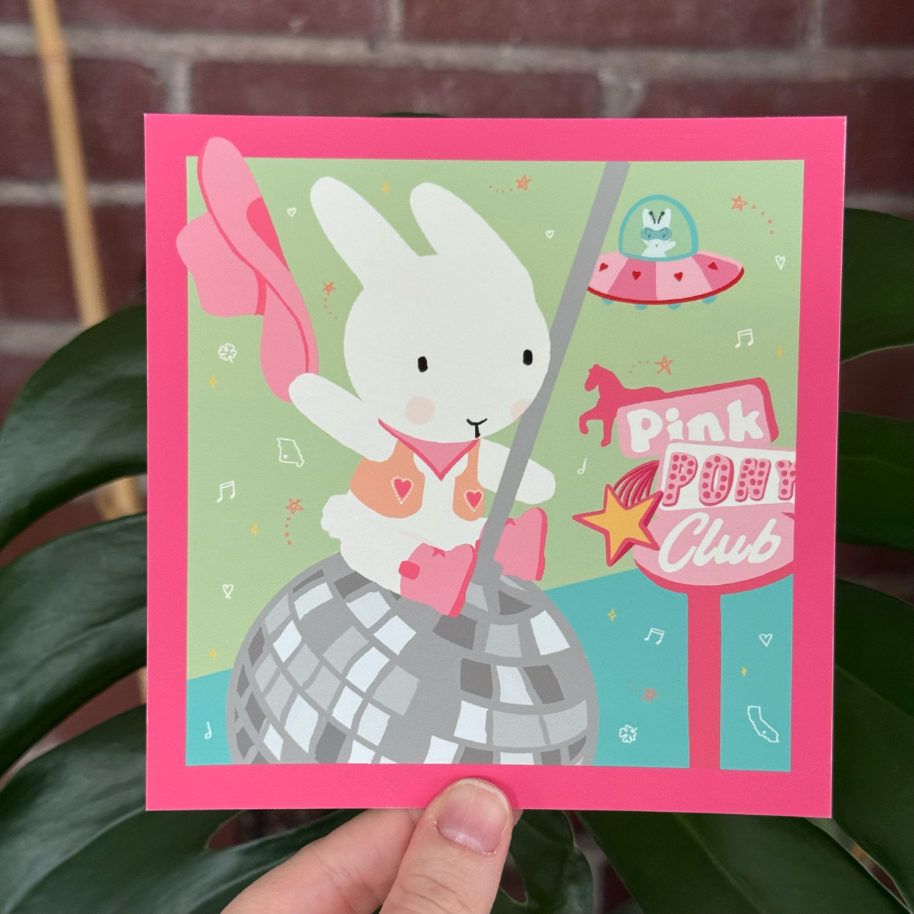 Clem the Bun Midwest Princess Print