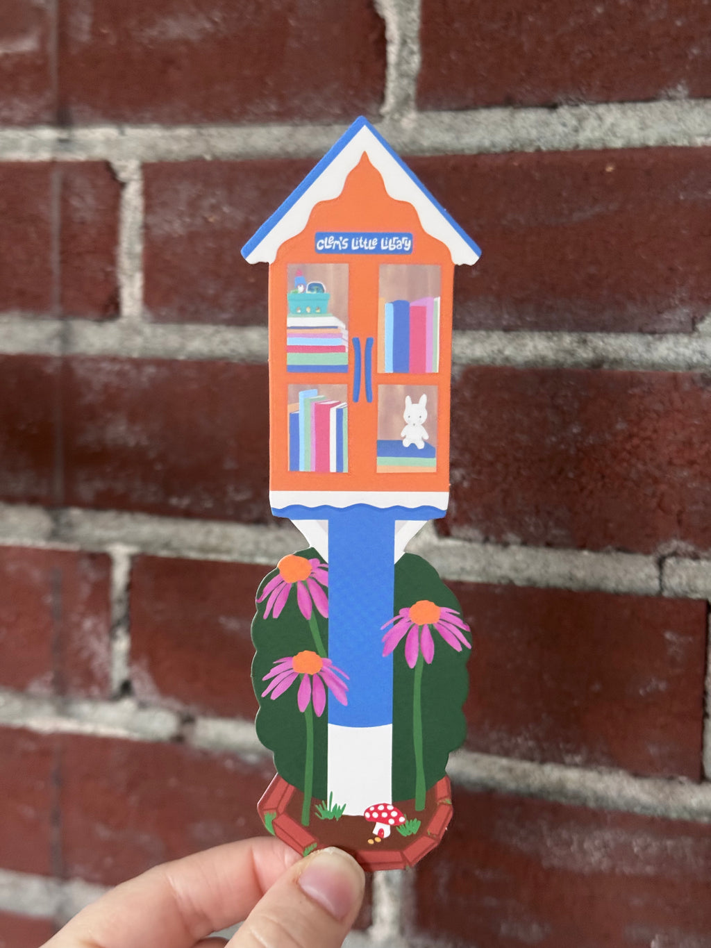 Little Library Bookmark