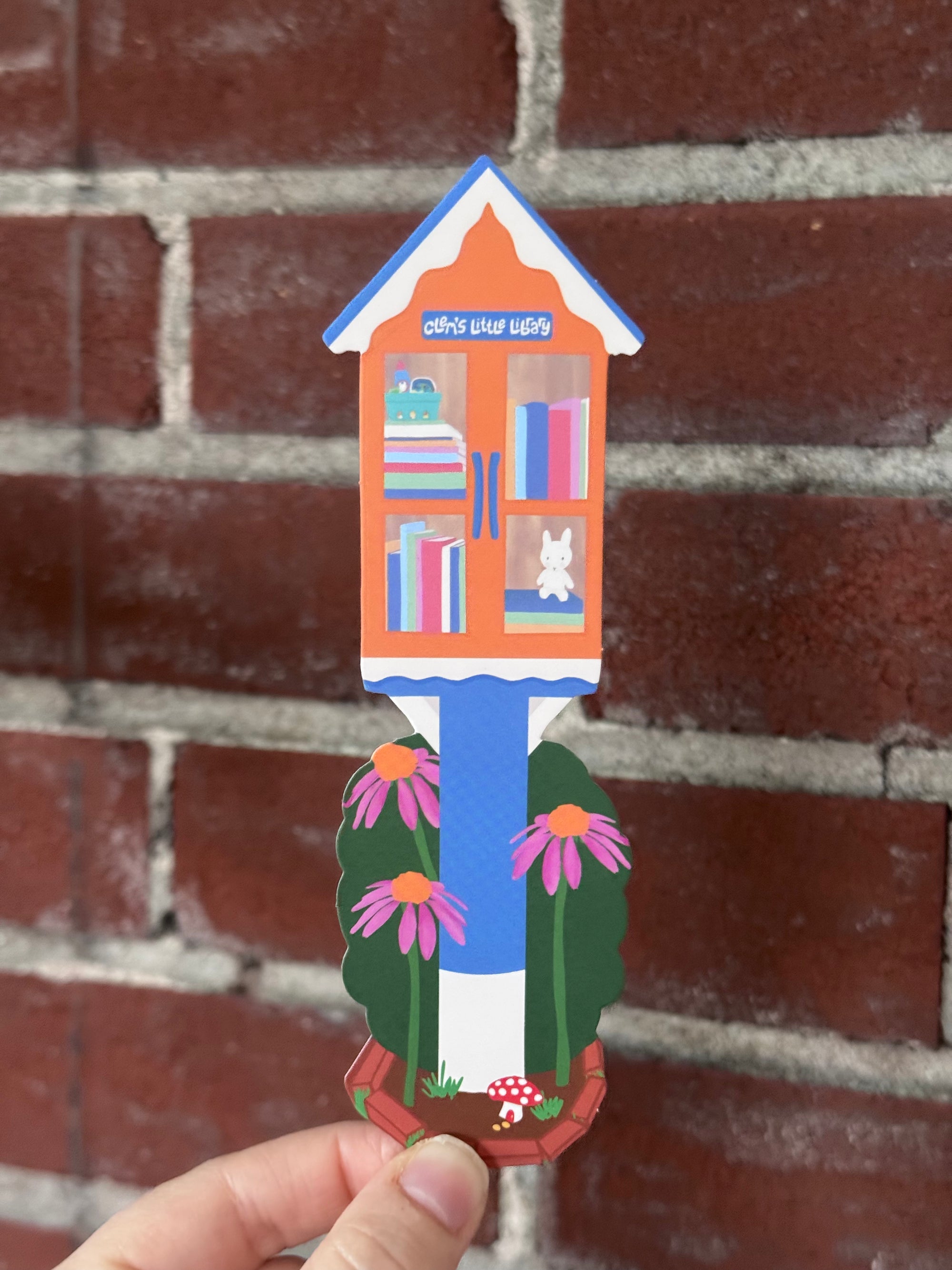 Little Library Bookmark