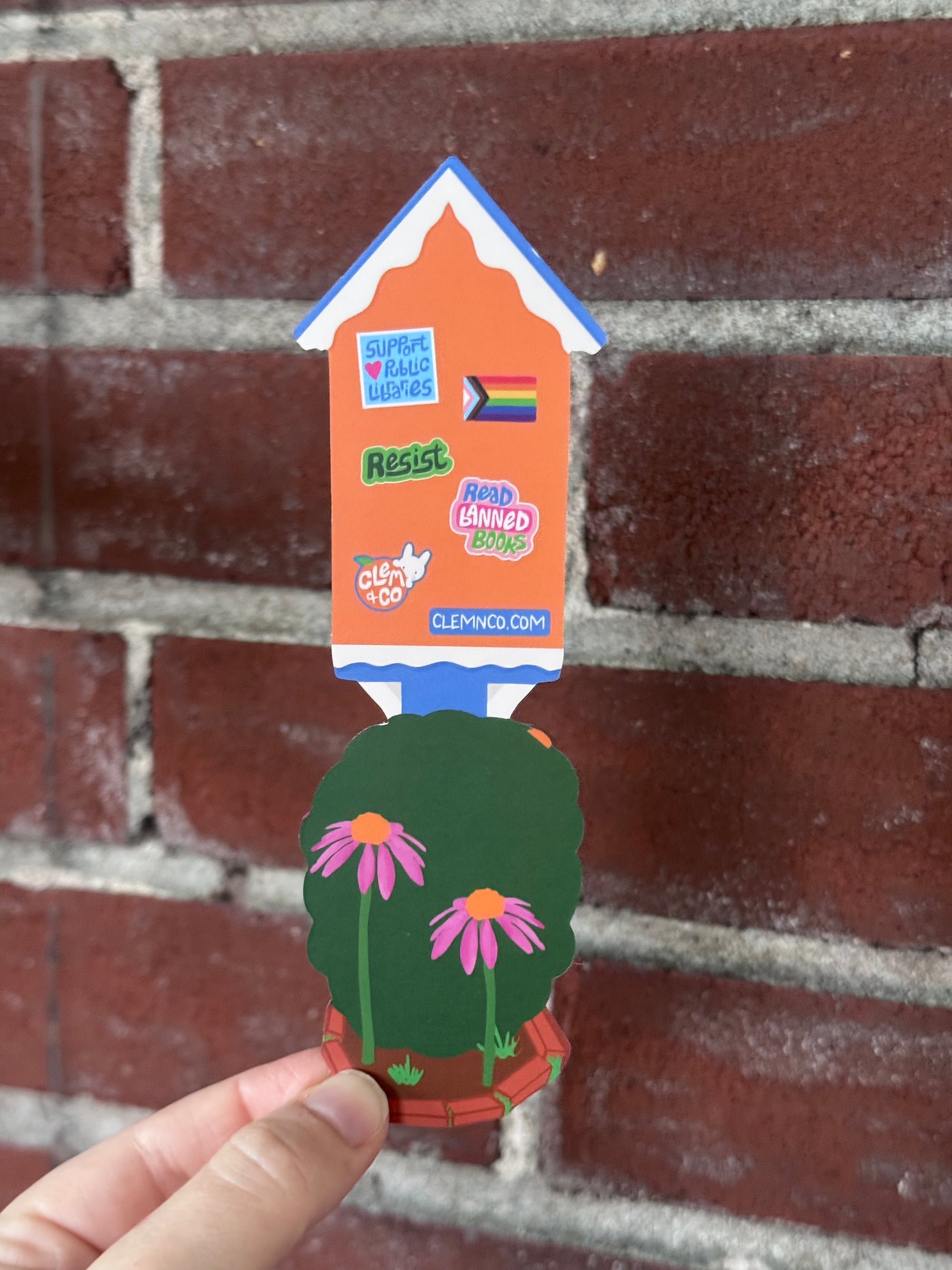 Little Library Bookmark
