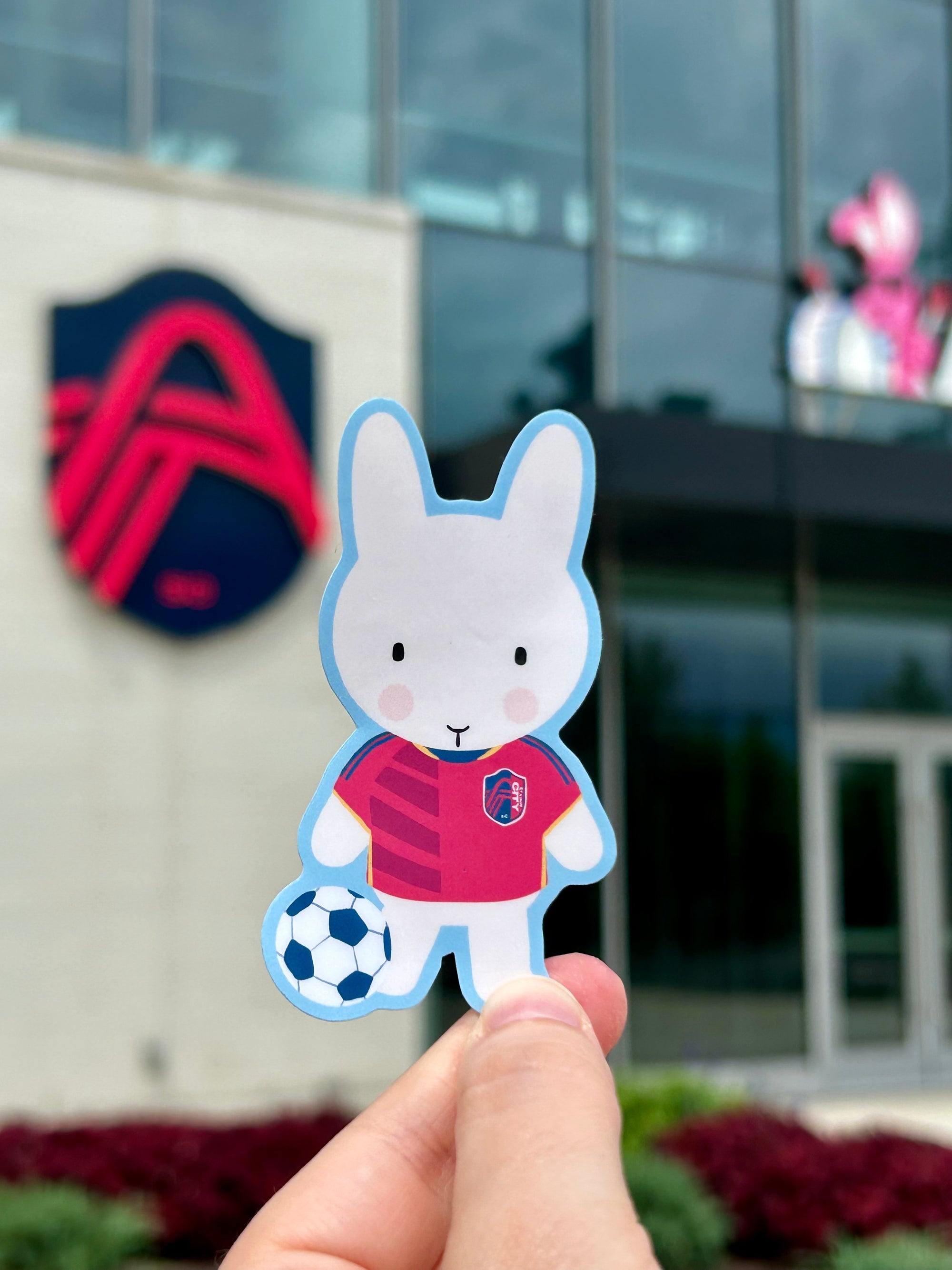 Saint Louis City Soccer Clem the Bun Sticker