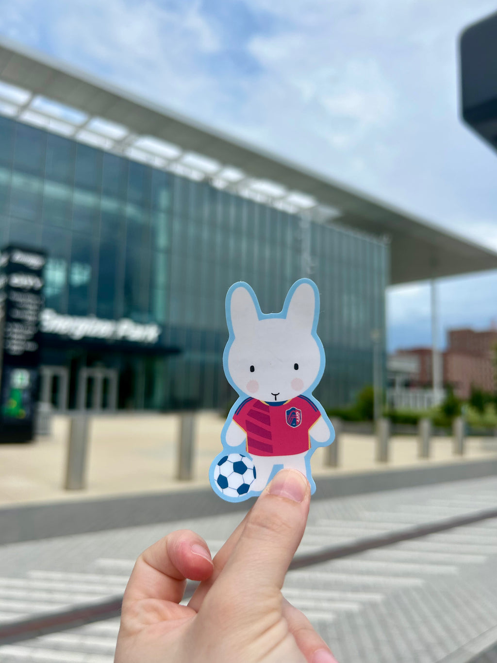 Saint Louis City Soccer Clem the Bun Sticker