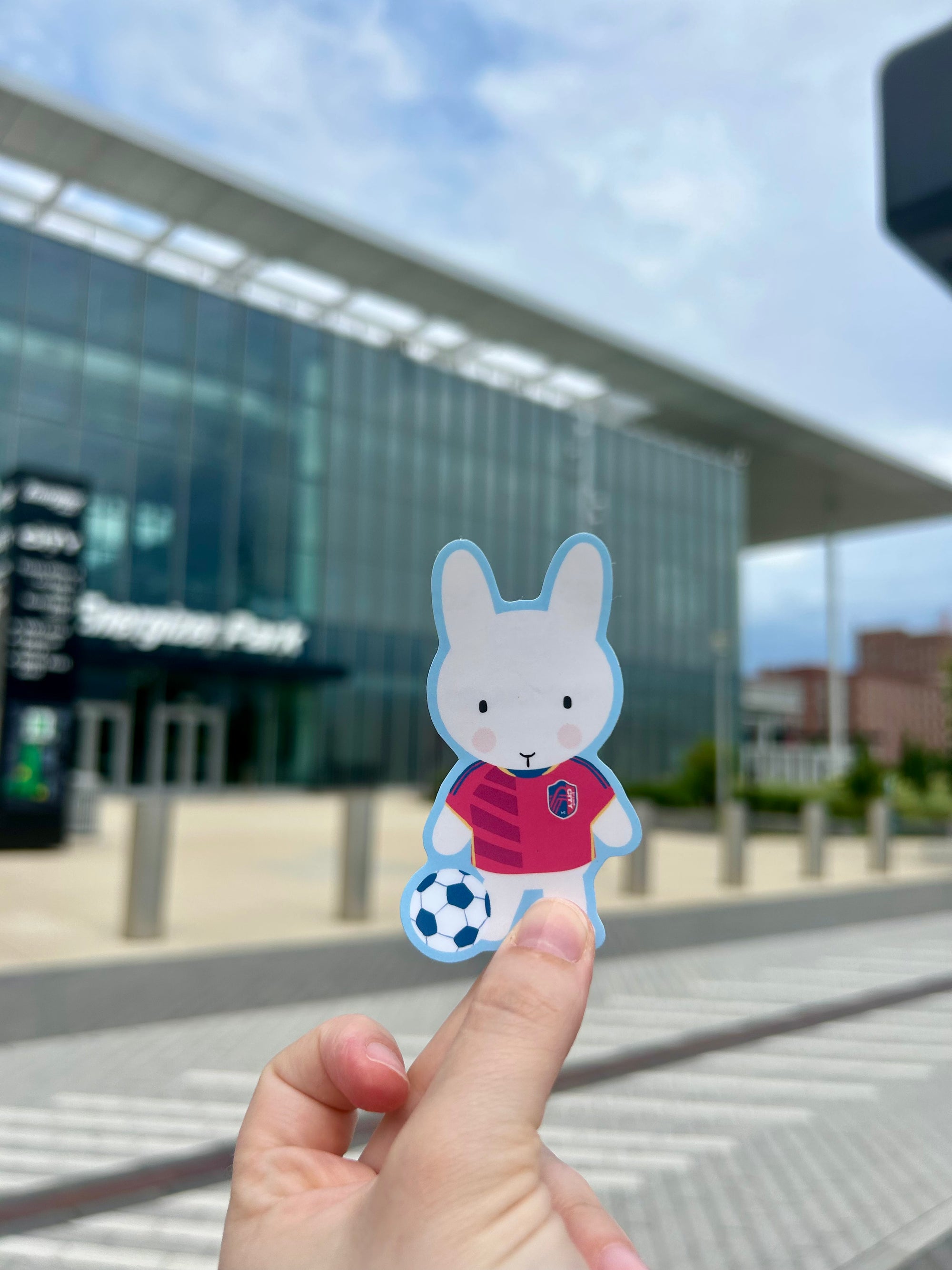 Saint Louis City Soccer Clem the Bun Sticker