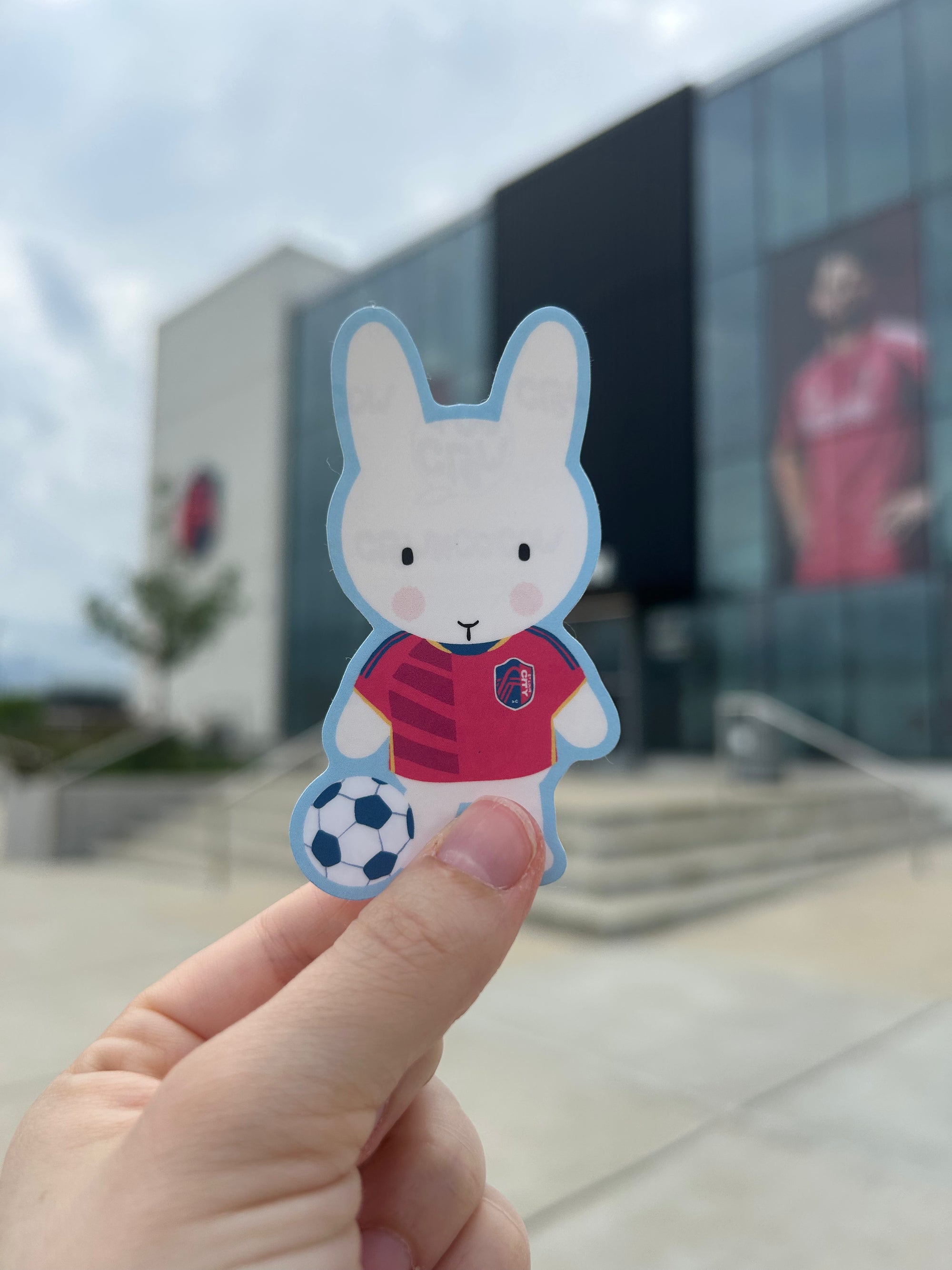 Saint Louis City Soccer Clem the Bun Sticker