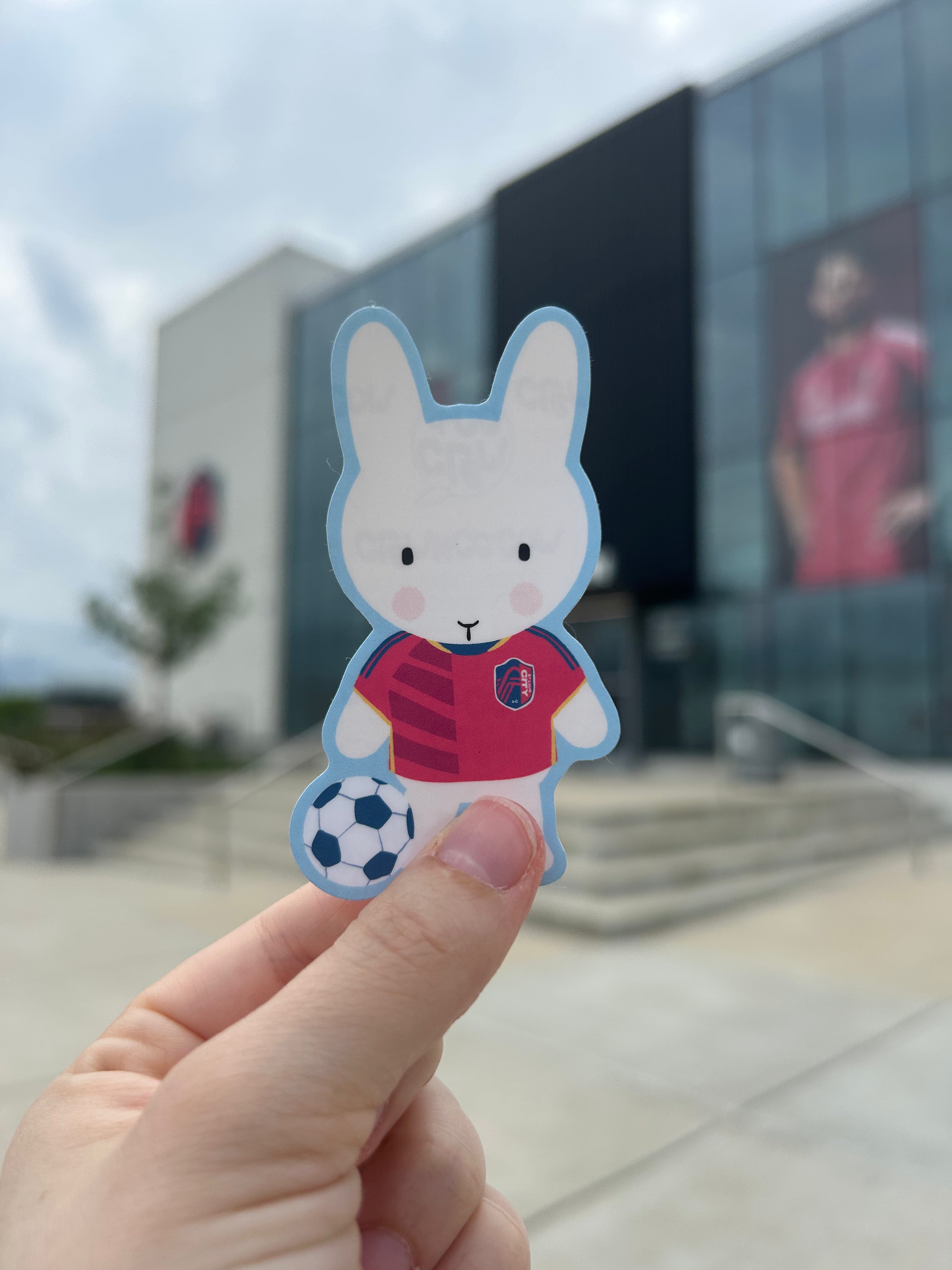 Saint Louis City Soccer Clem the Bun Sticker