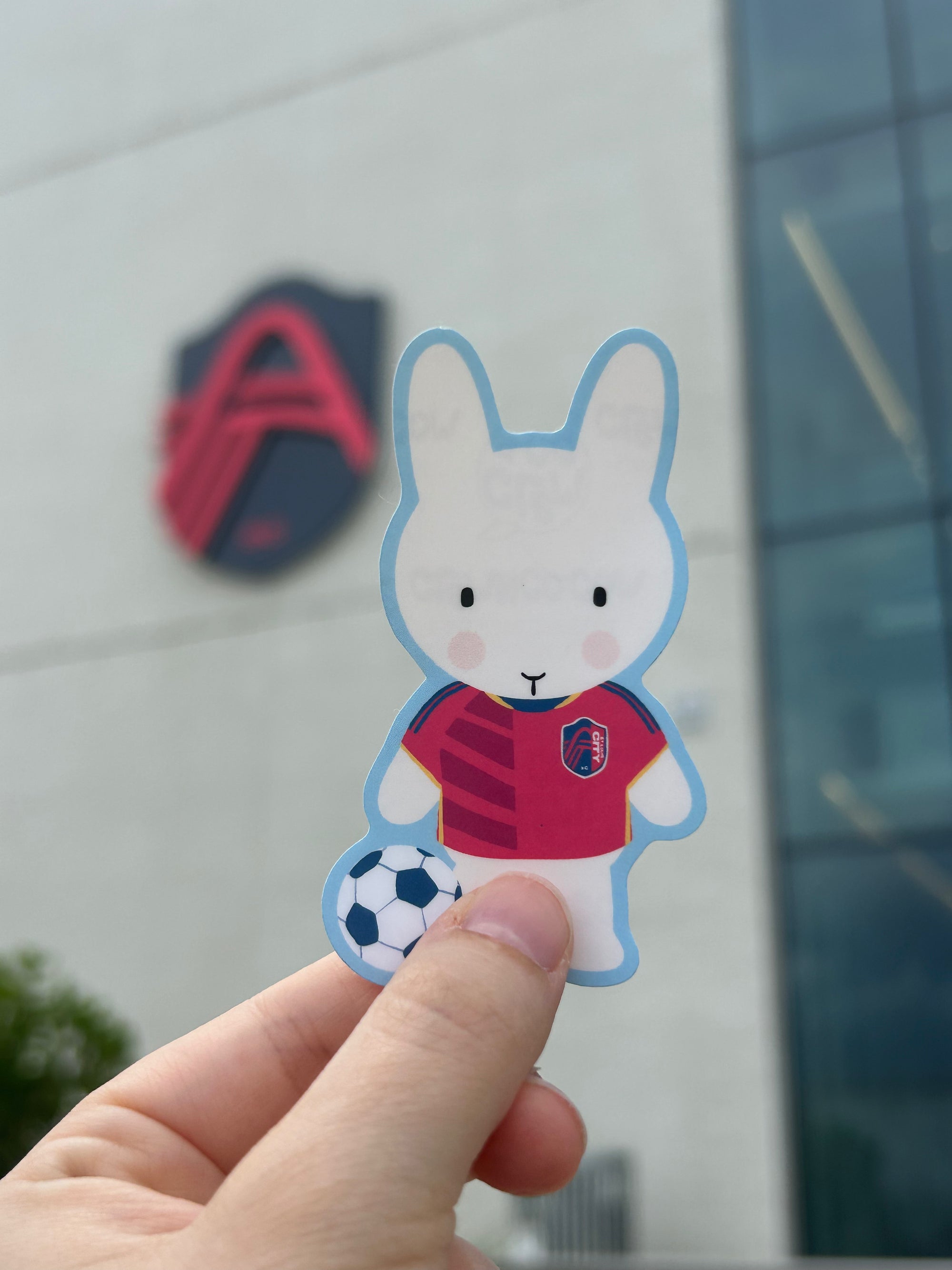 Saint Louis City Soccer Clem the Bun Sticker