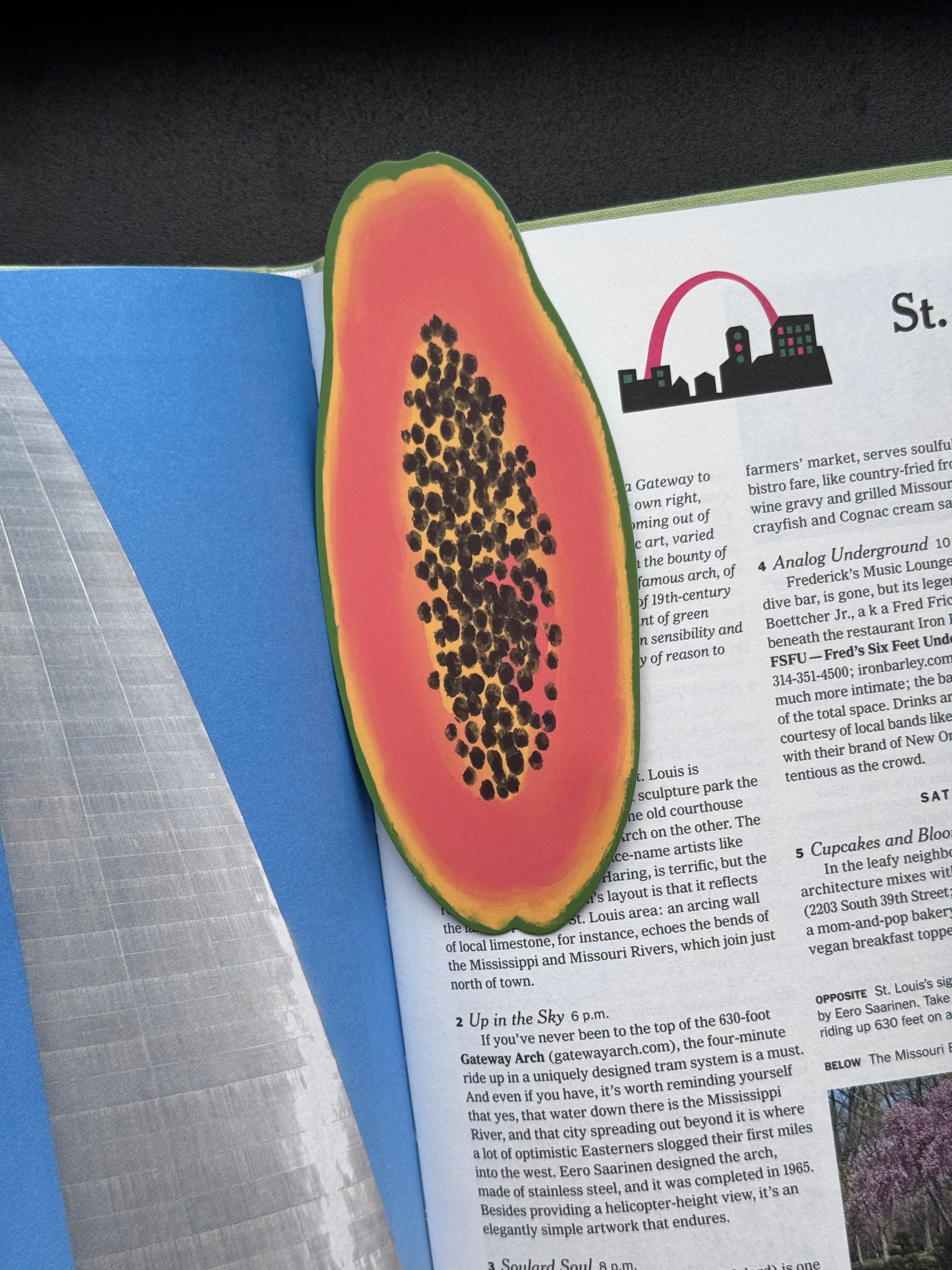 Papaya Bookmark