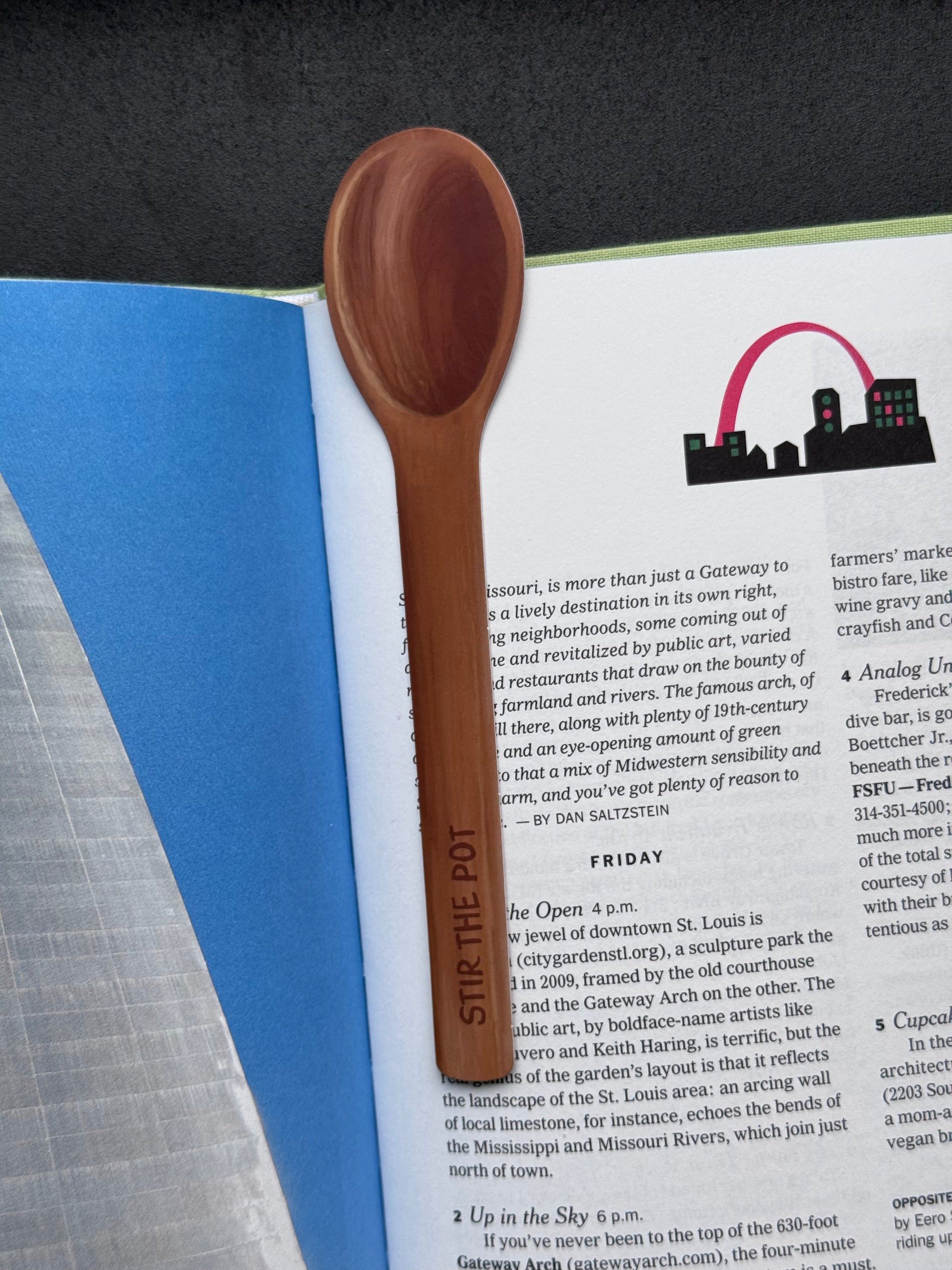 Stir the Pot Cooking Spoon Bookmark