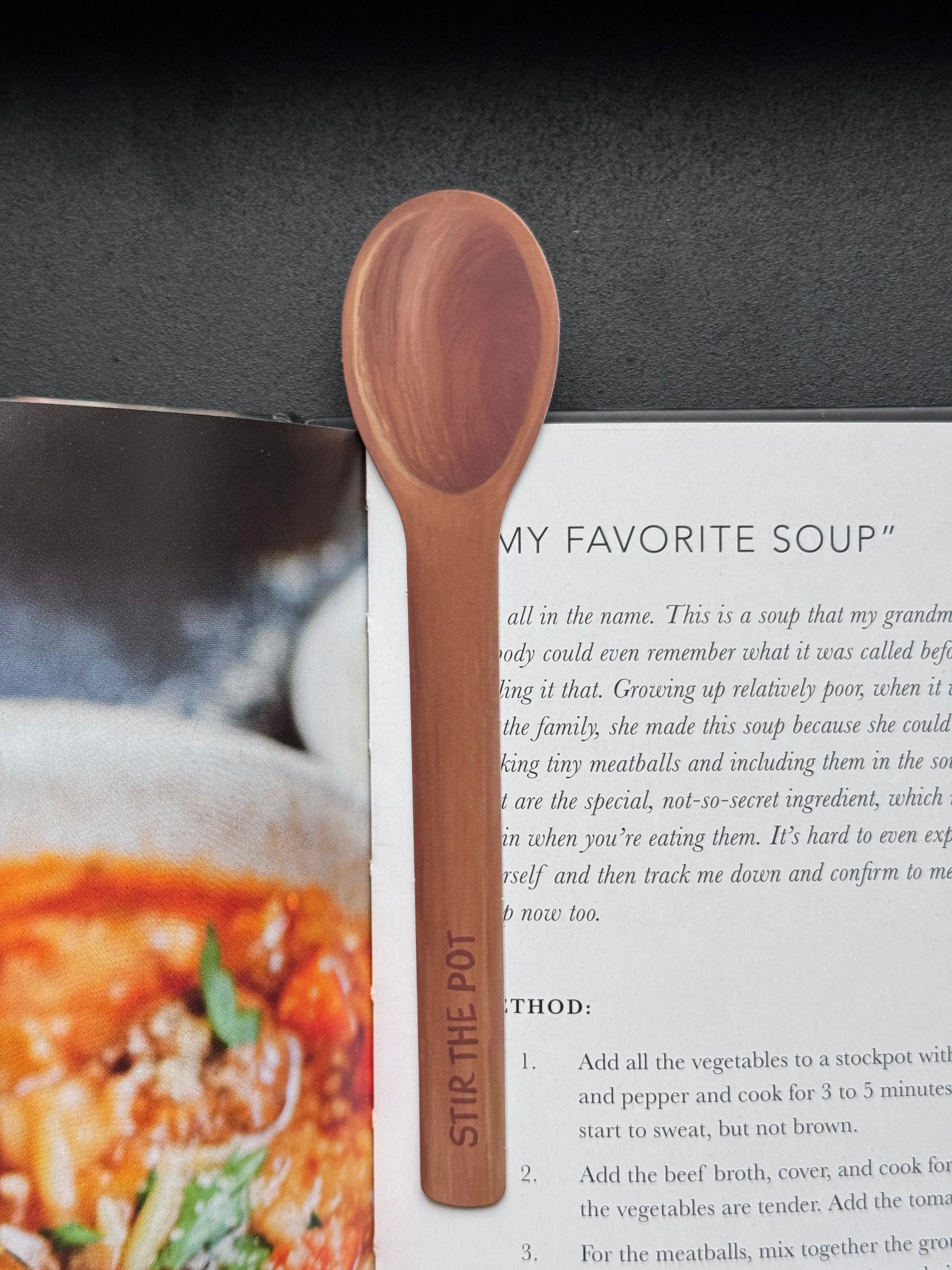 Stir the Pot Cooking Spoon Bookmark