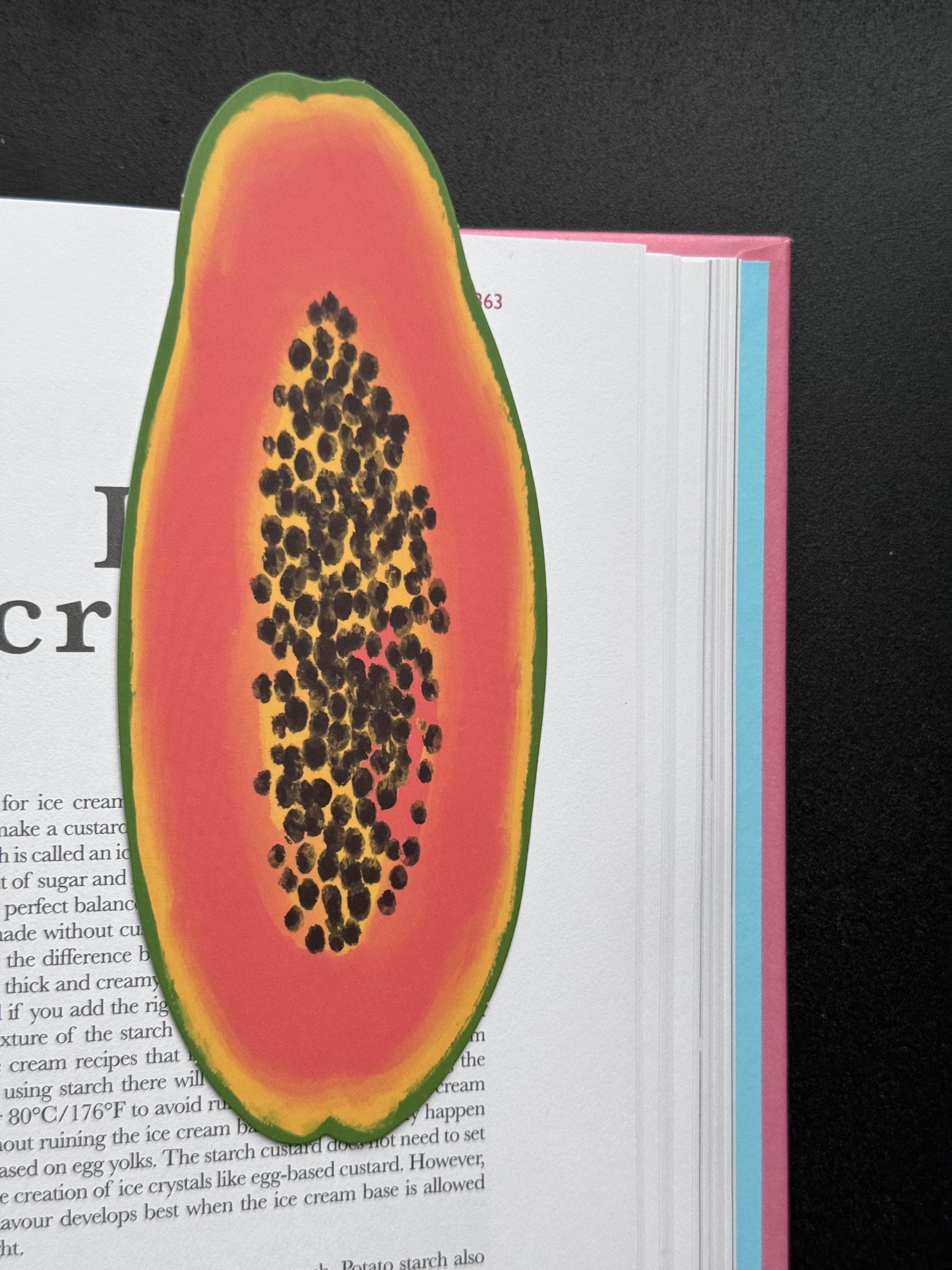 Papaya Bookmark