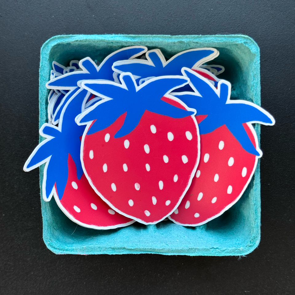 Strawberry Sticker