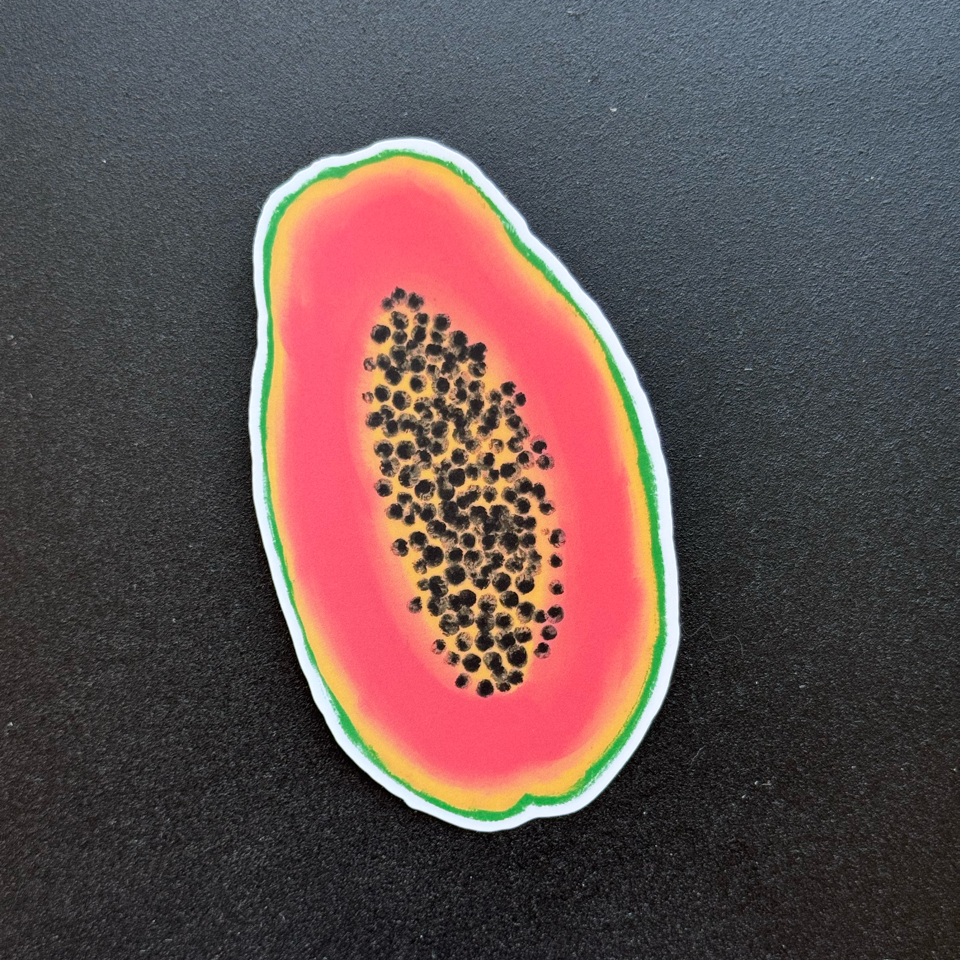 Papaya Sticker